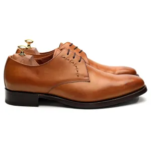 '1257FW11' Tan Brown Leather Derby UK 10 FX
