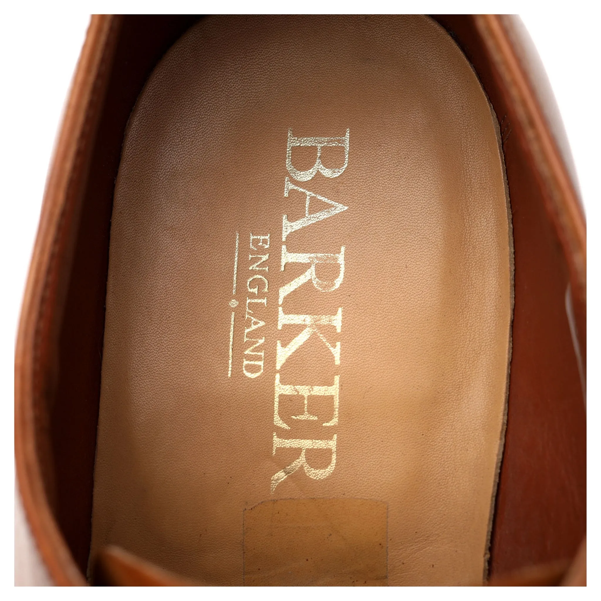 '1257FW11' Tan Brown Leather Derby UK 10 FX