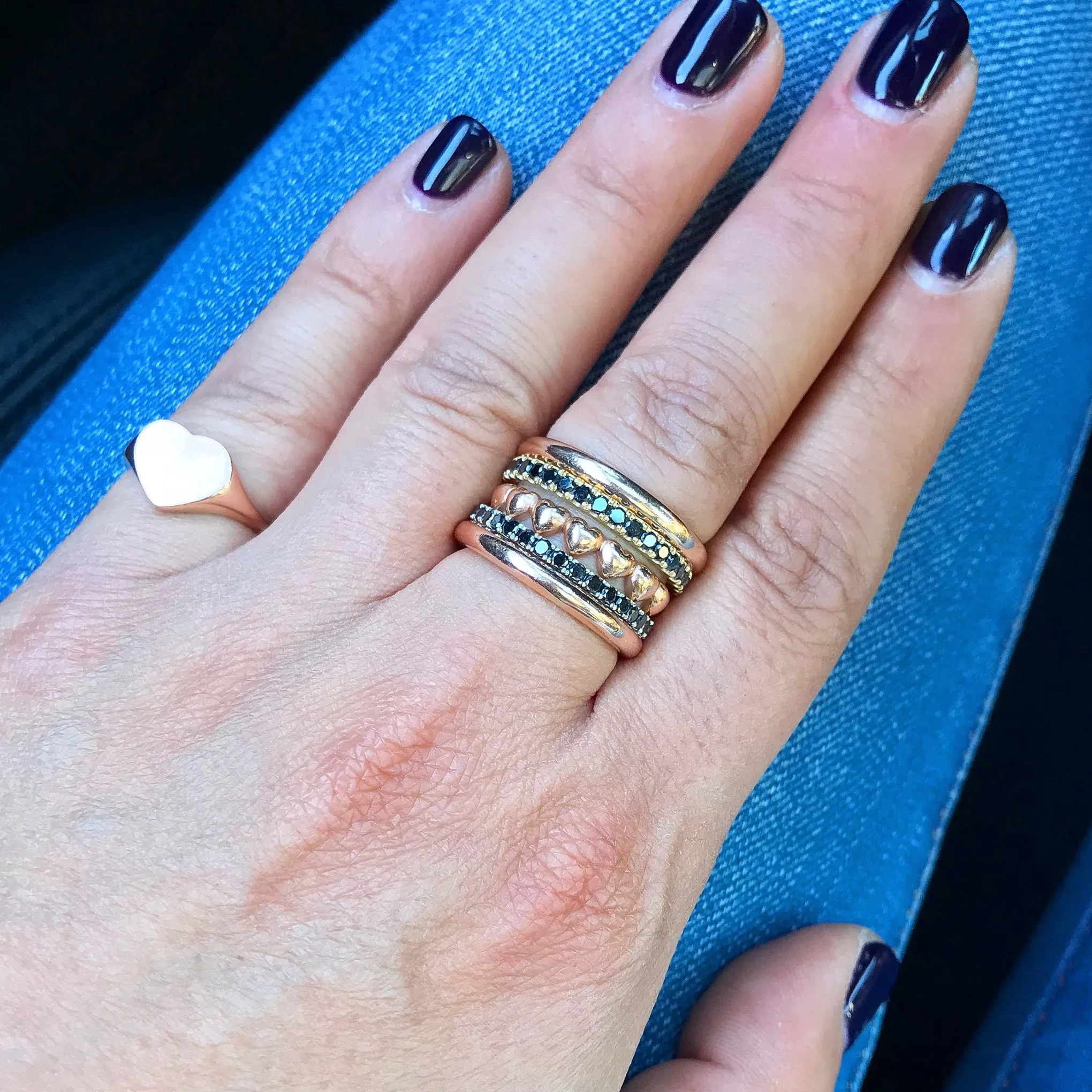 14K Gold Eternal Heart Ring