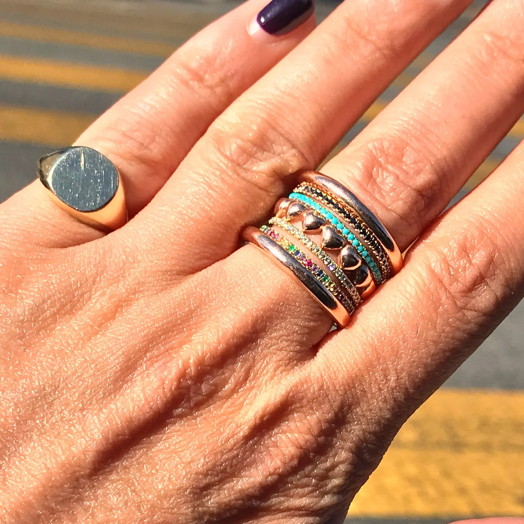 14K Gold Eternal Heart Ring