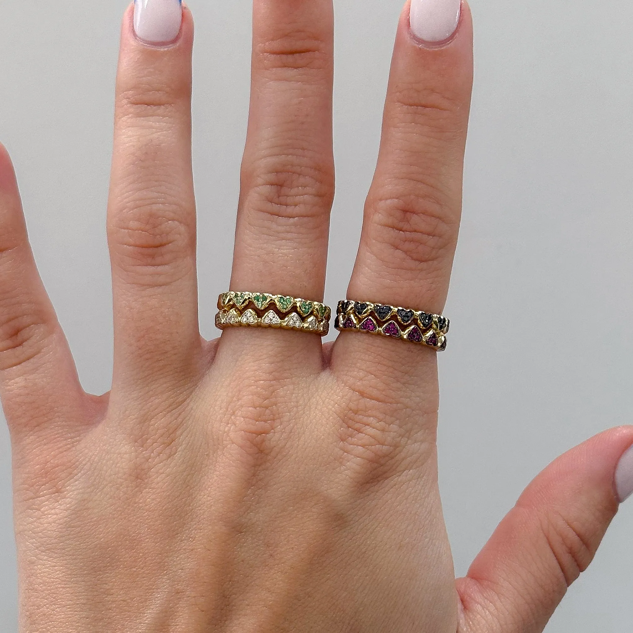 14K Gold Ruby Eternal Heart Ring