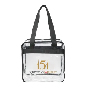 151st Kentucky Derby Clear Zippered Tote Bag