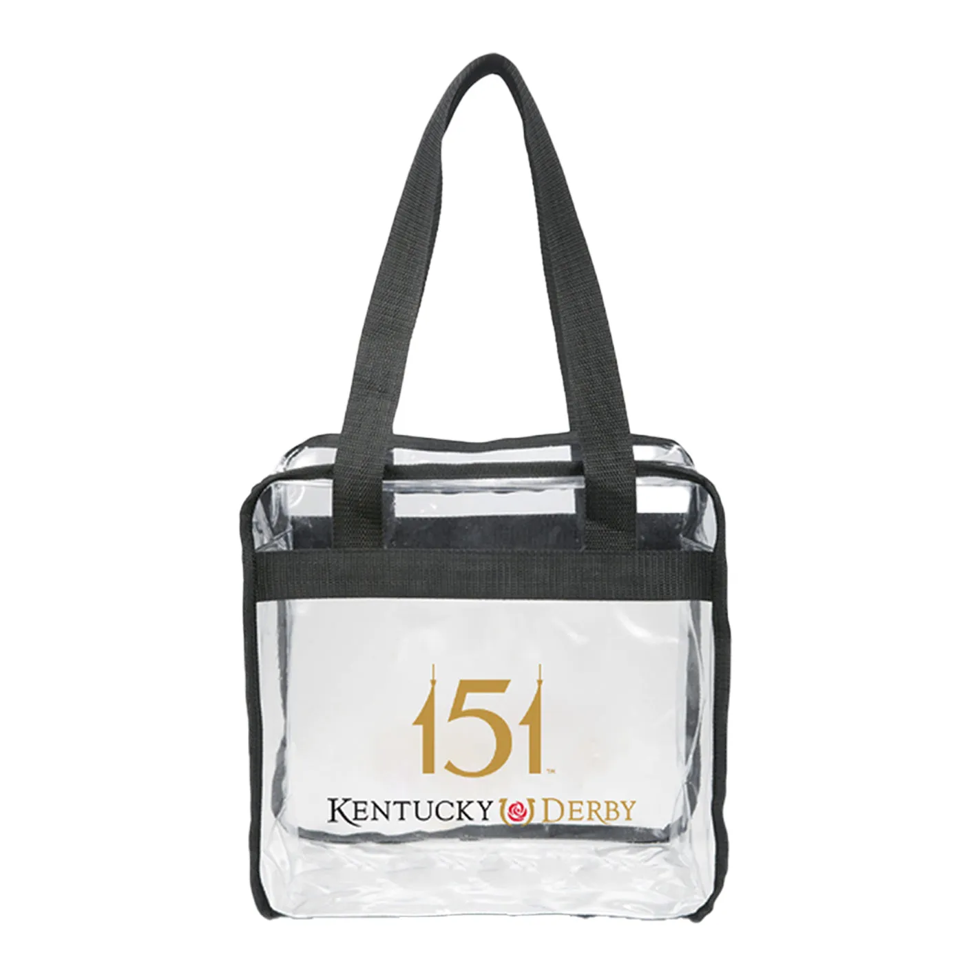 151st Kentucky Derby Clear Zippered Tote Bag