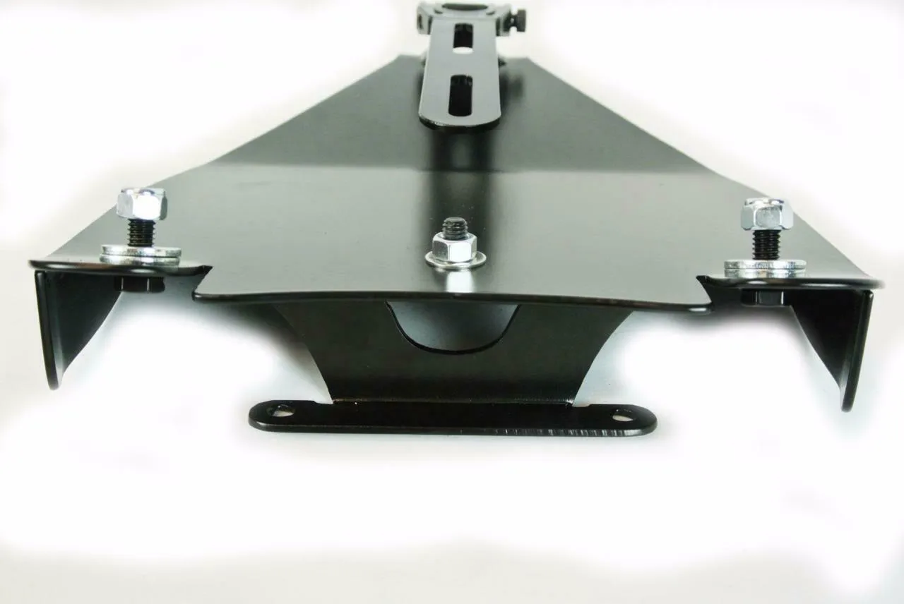 2000-2017 Harley Softail Spring Seat Mounting Kit Passenger Pad Black Leathe bcs
