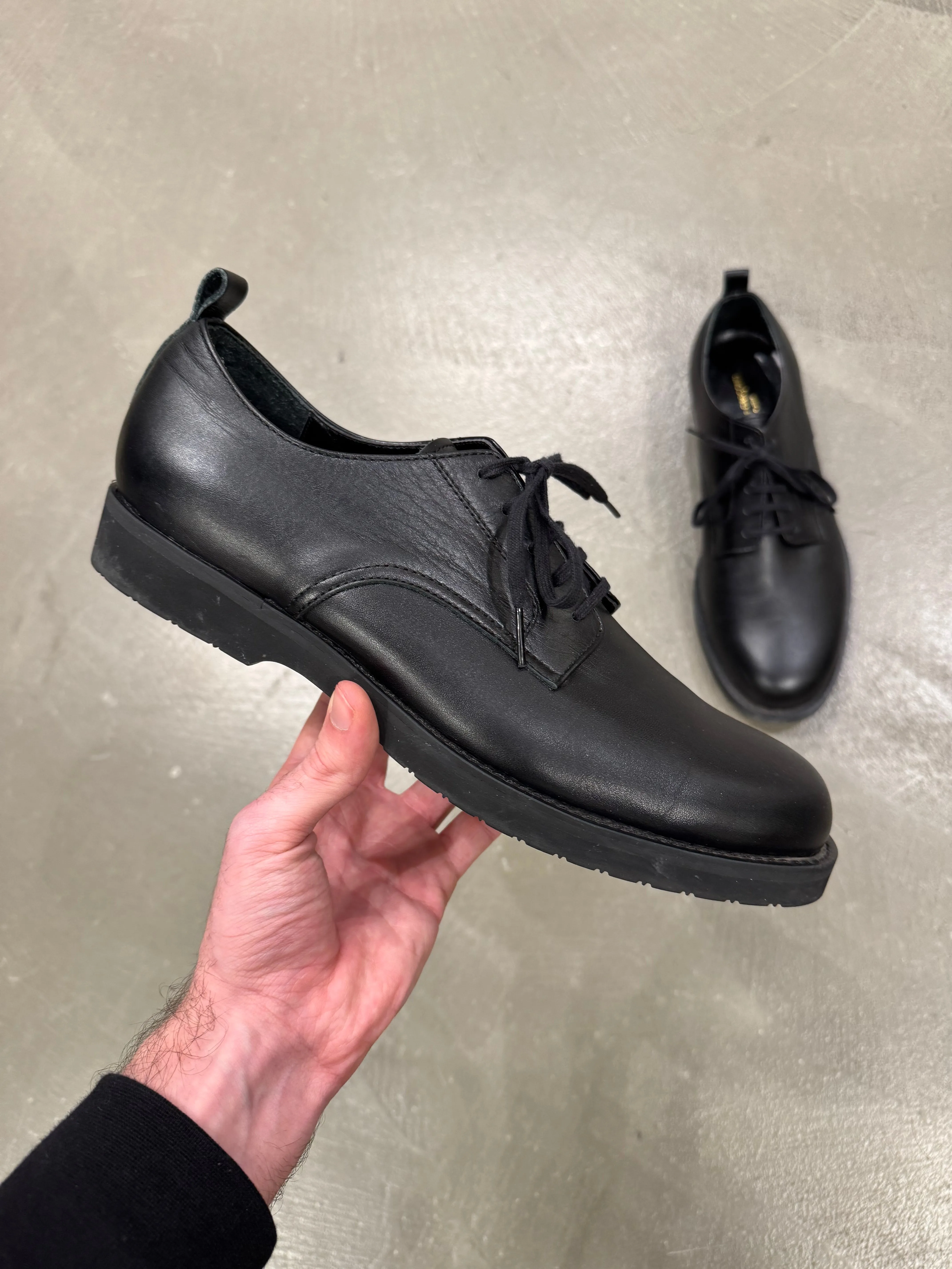 2000s Comme des Garçons leather derby shoes