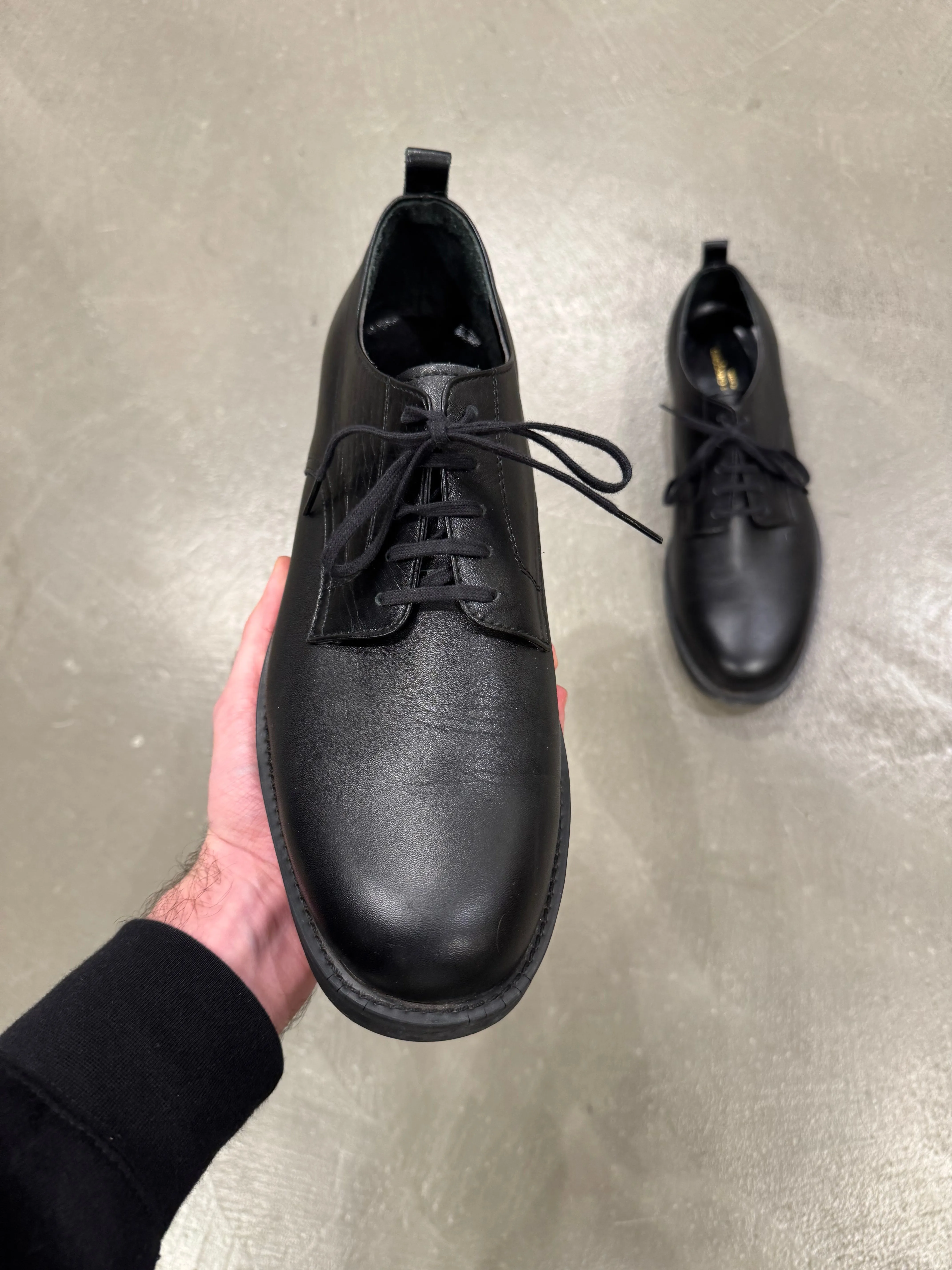 2000s Comme des Garçons leather derby shoes