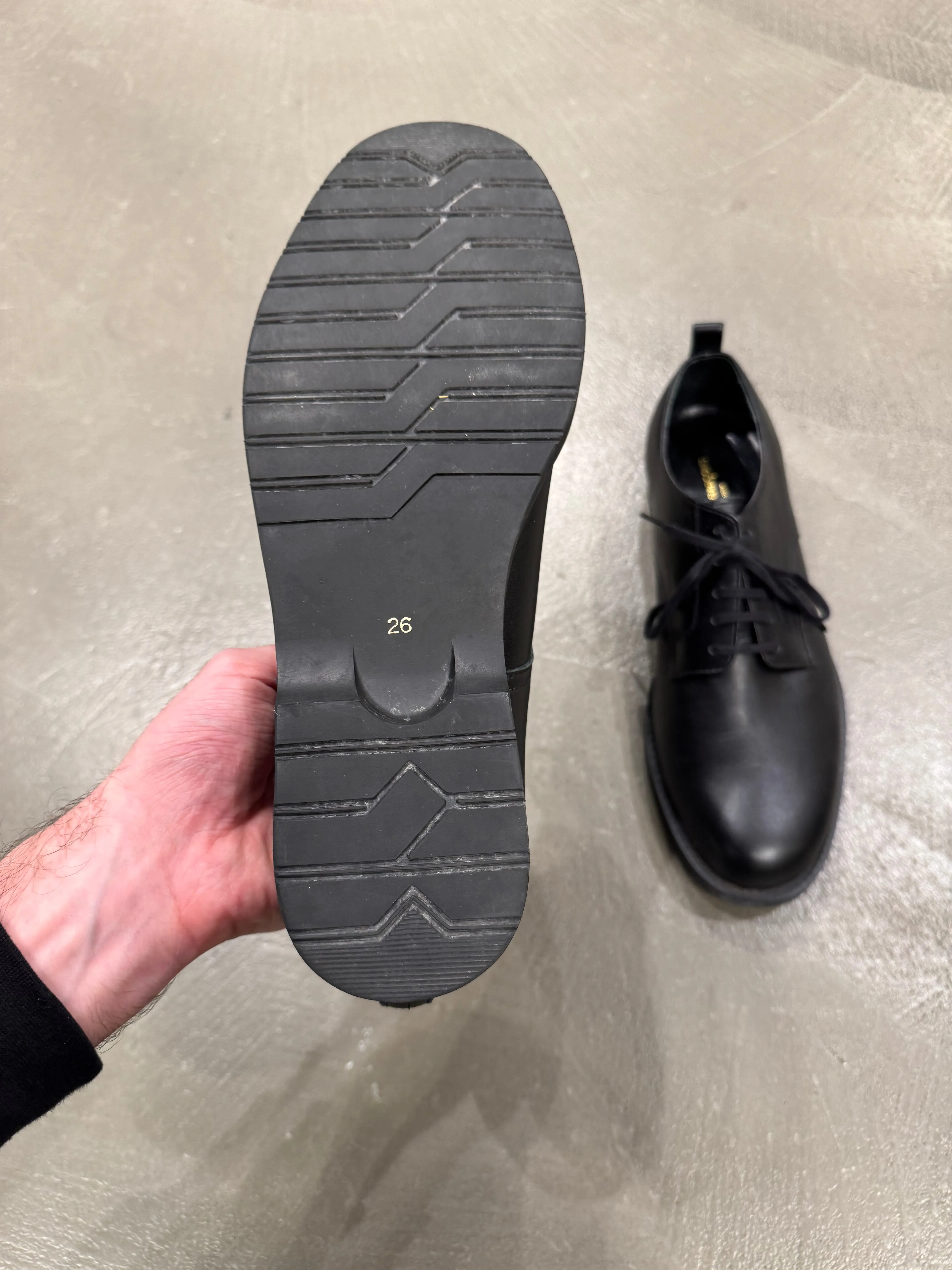 2000s Comme des Garçons leather derby shoes
