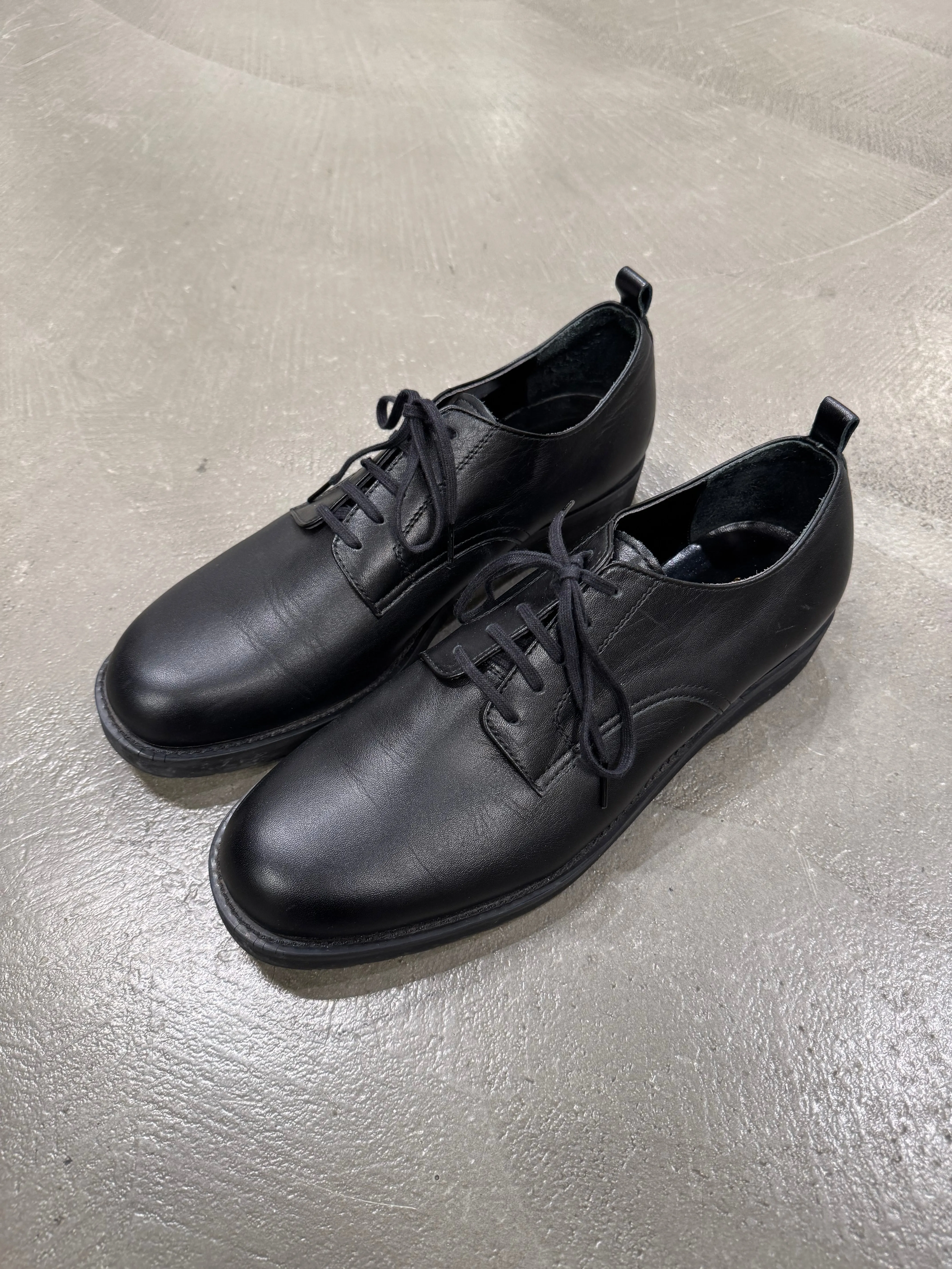 2000s Comme des Garçons leather derby shoes