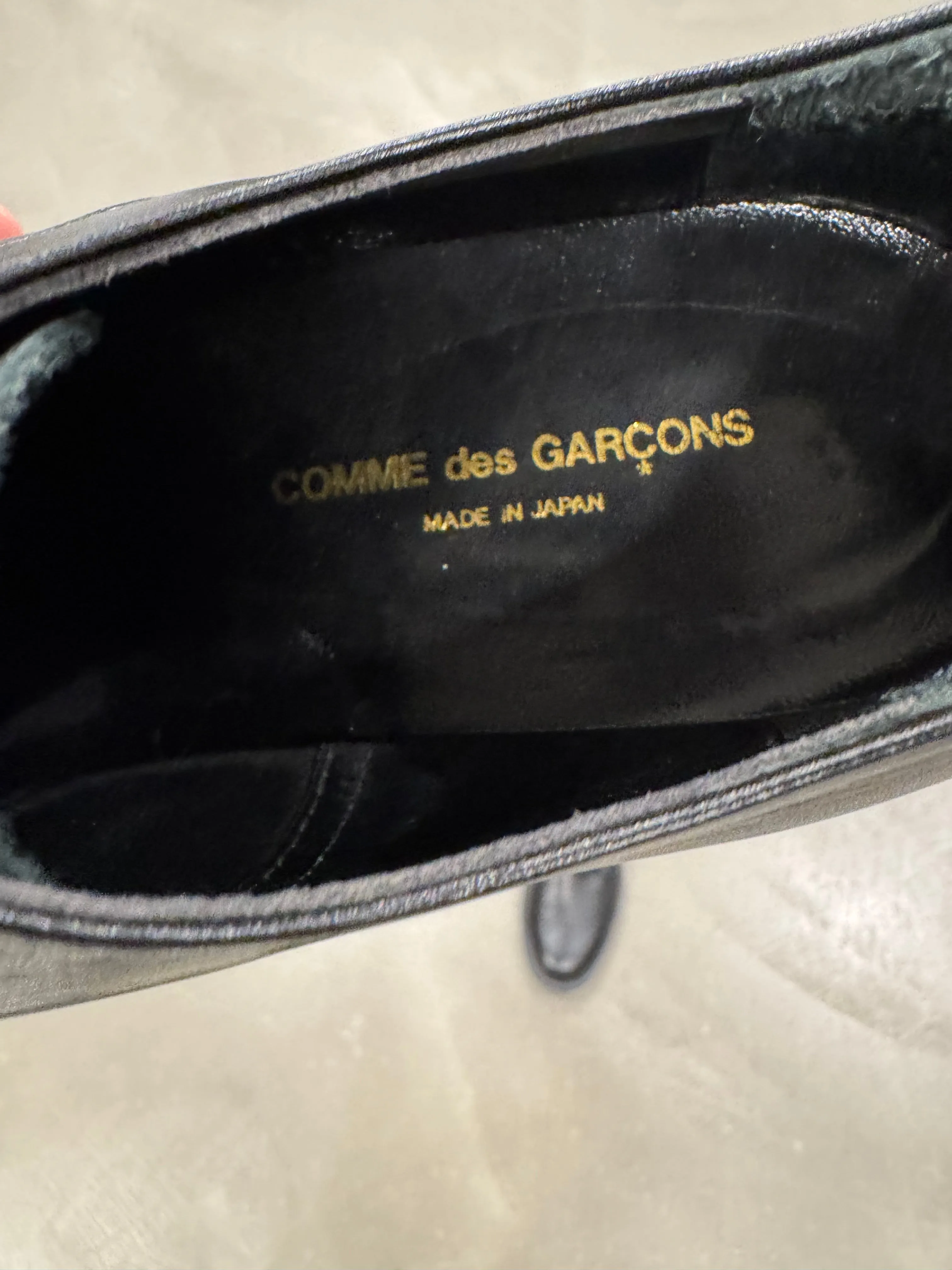 2000s Comme des Garçons leather derby shoes