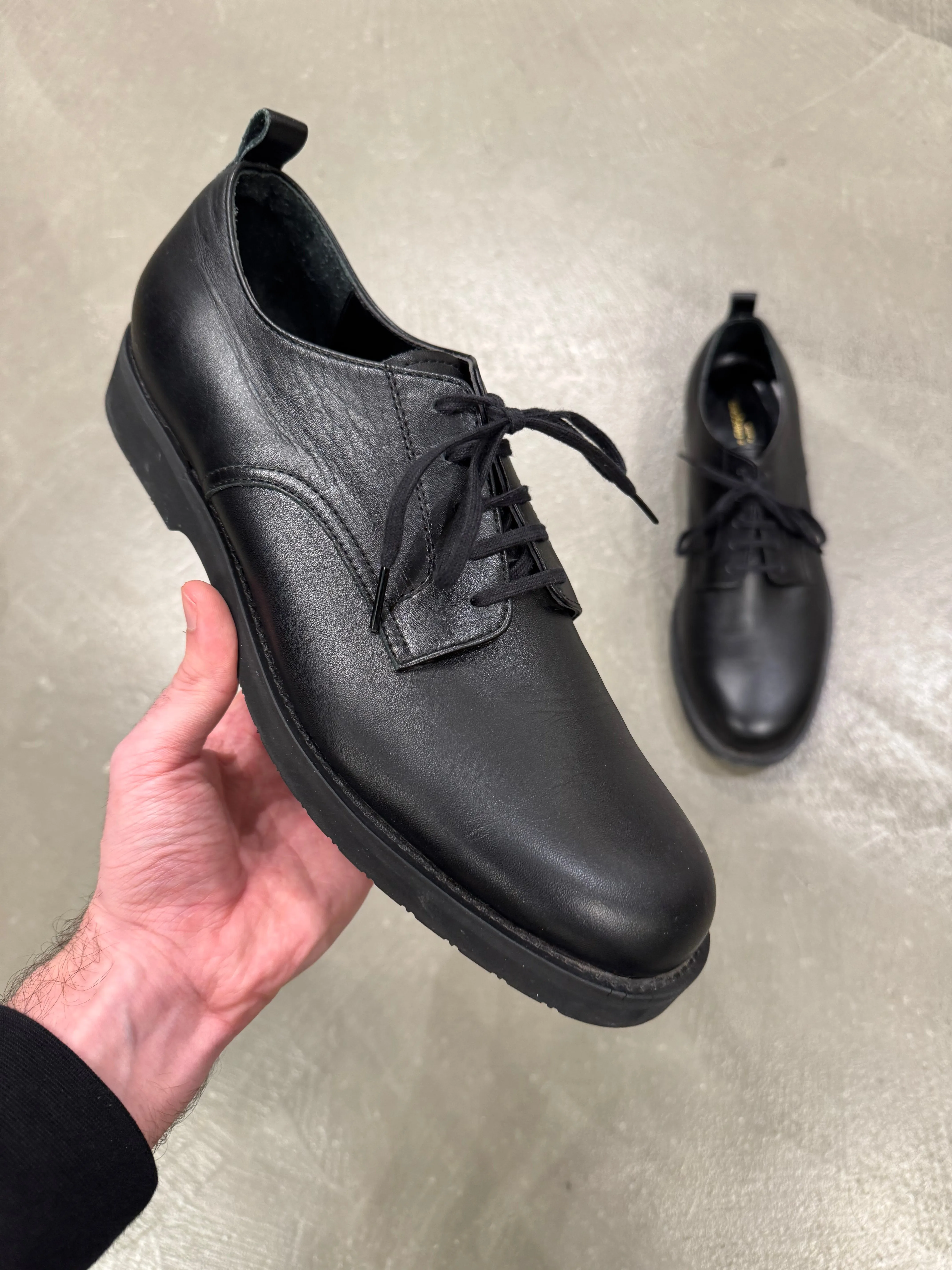 2000s Comme des Garçons leather derby shoes