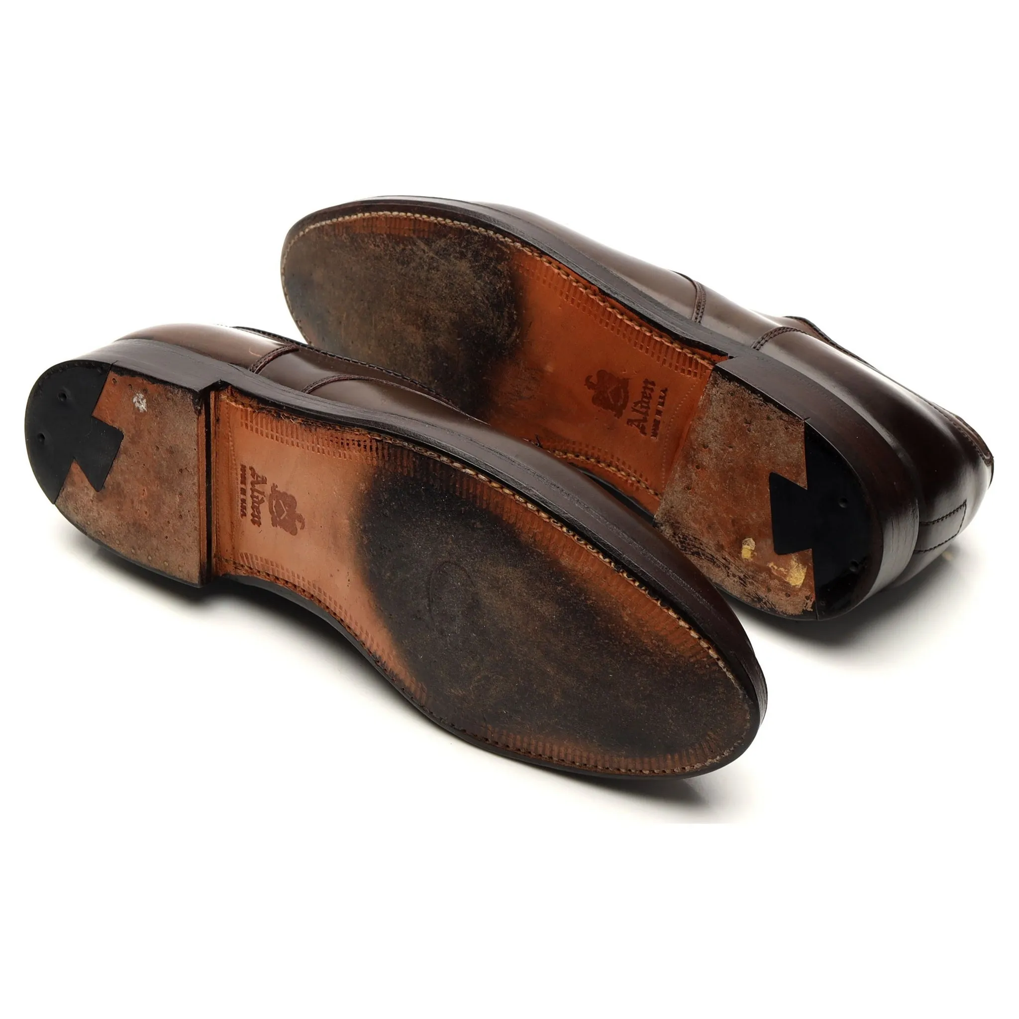 '22220' Dark Brown Cigar Cordovan Leather Split Toe Derby UK 6.5 US 7.5 E