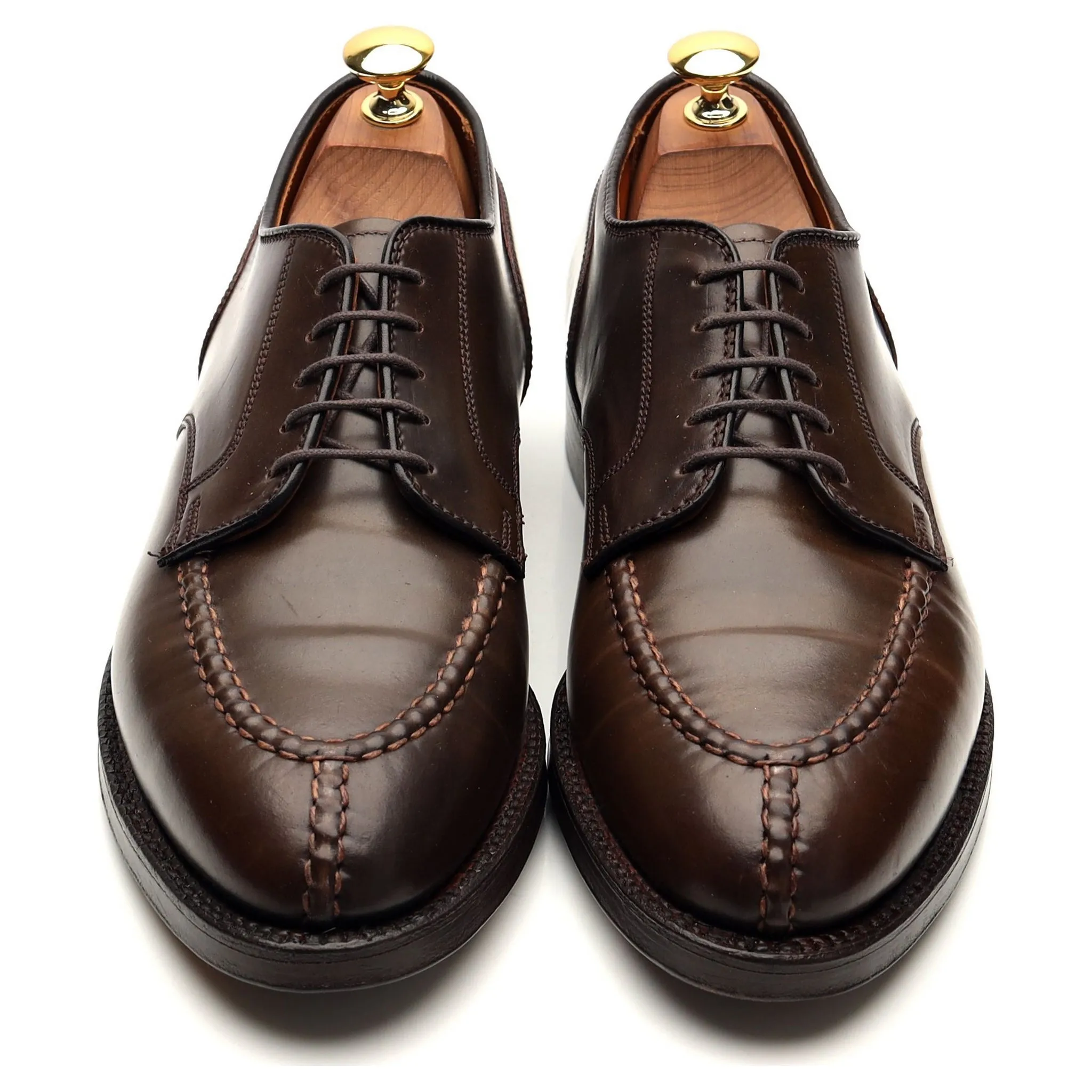'22220' Dark Brown Cigar Cordovan Leather Split Toe Derby UK 6.5 US 7.5 E