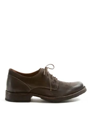 706 Brown Leather Derby Shoes