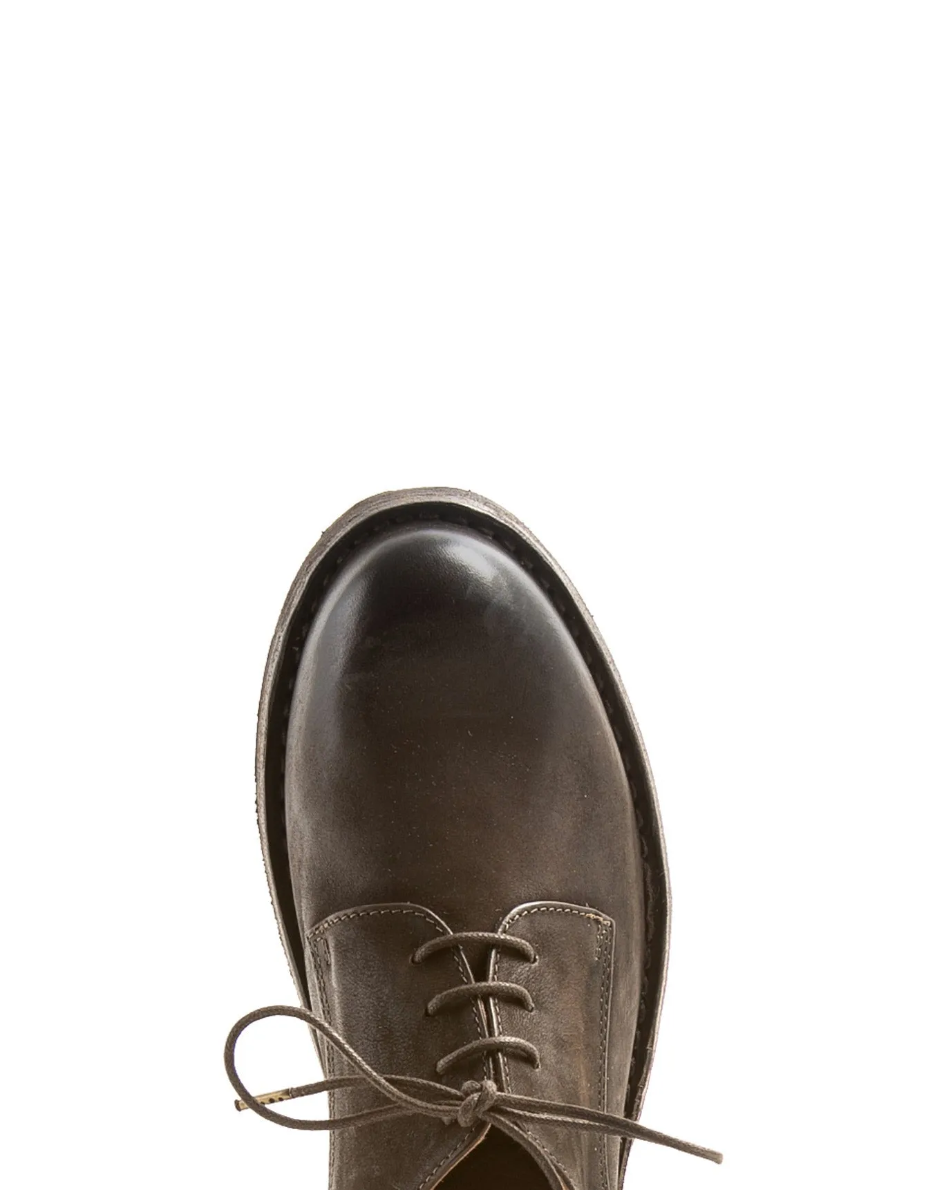 706 Brown Leather Derby Shoes