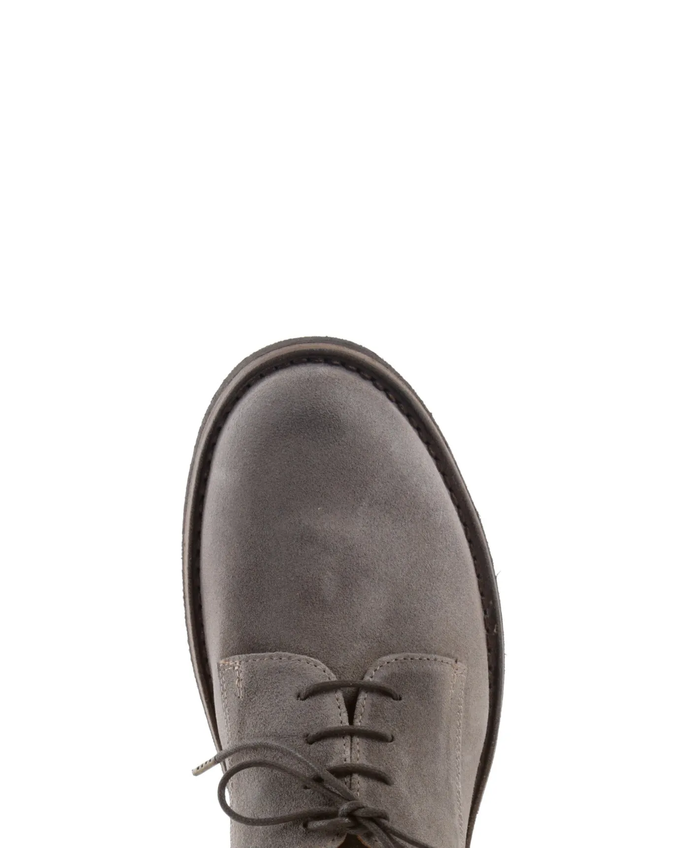 706 Taupe Suede Derby Shoes