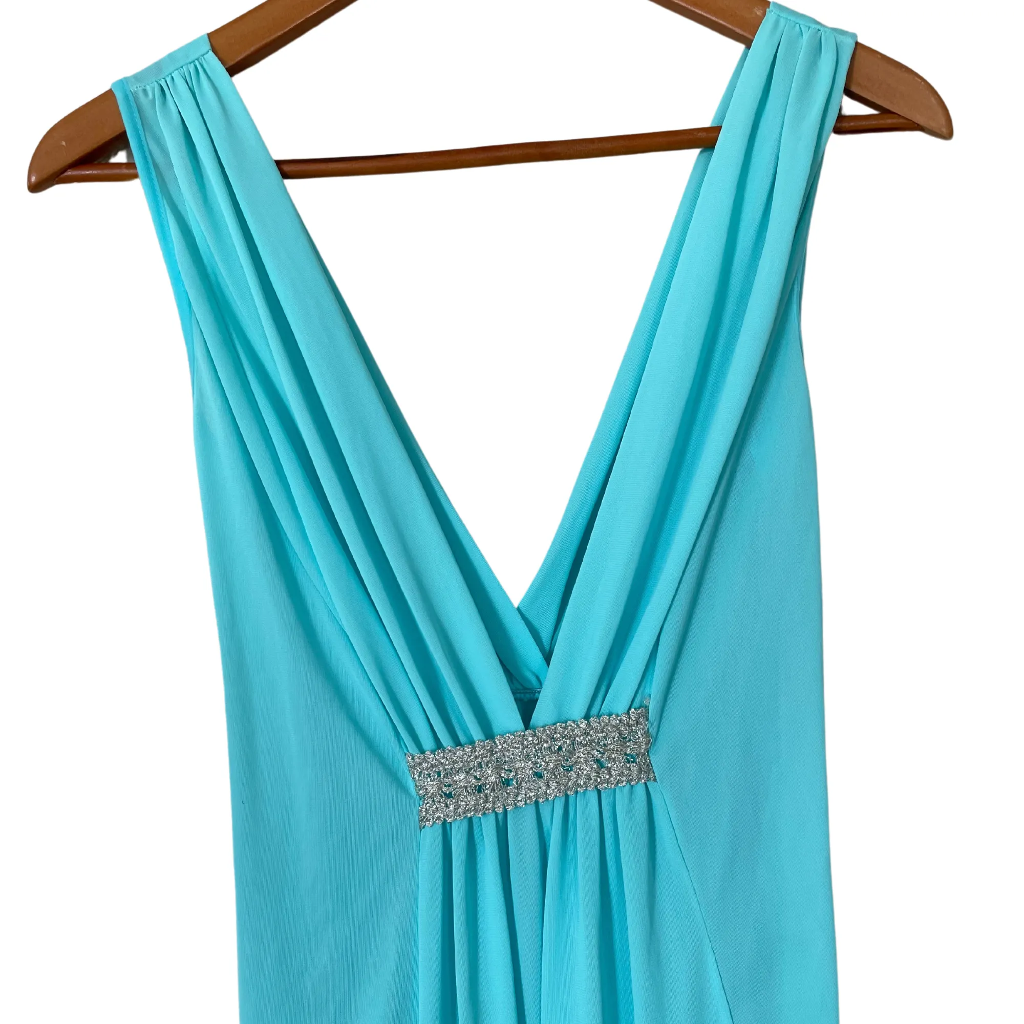 80s Turquoise Dress