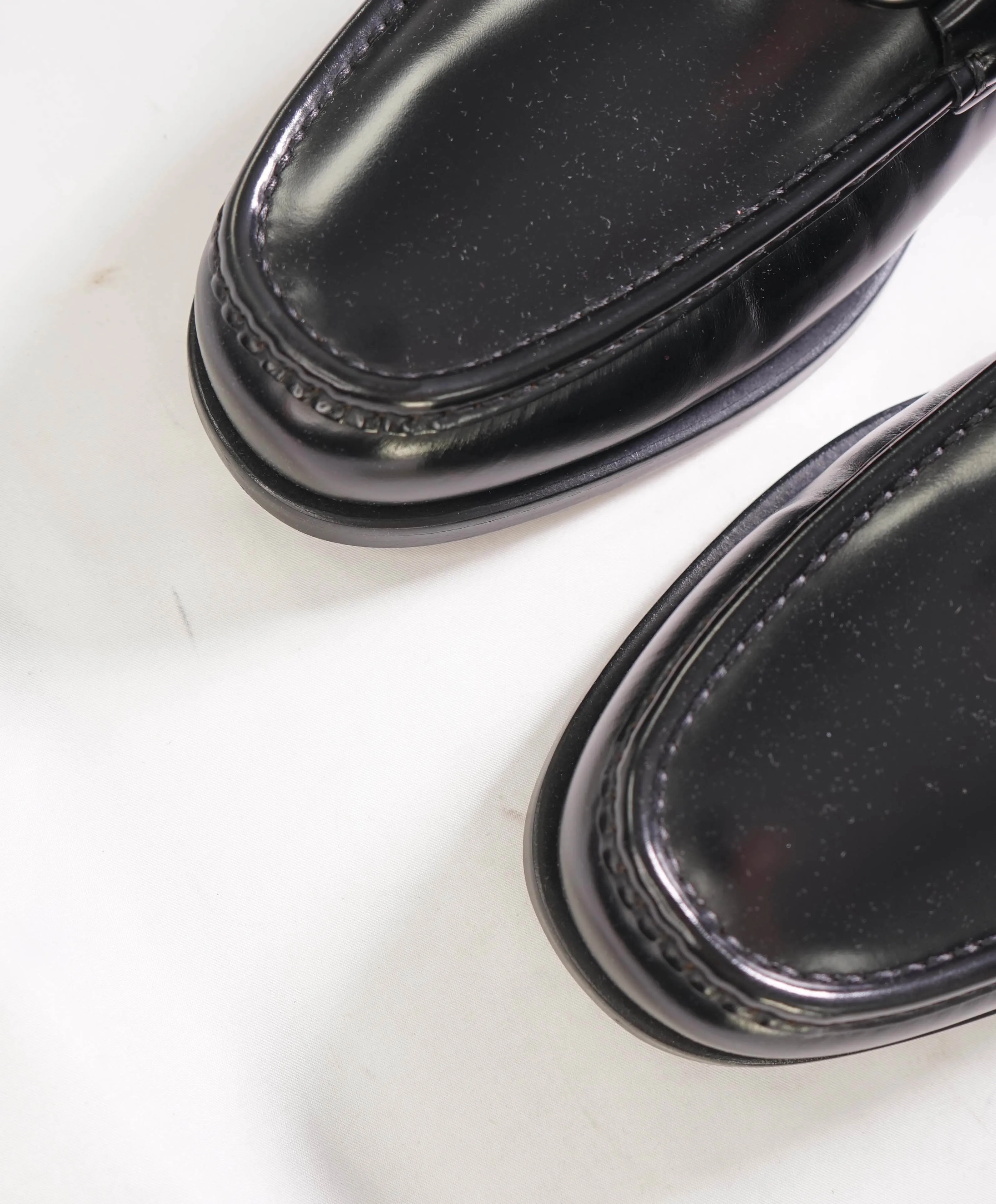 $850 SALVATORE FERRAGAMO - “ROLO" Gancini Bit Loafer Black Leather - 11 D US
