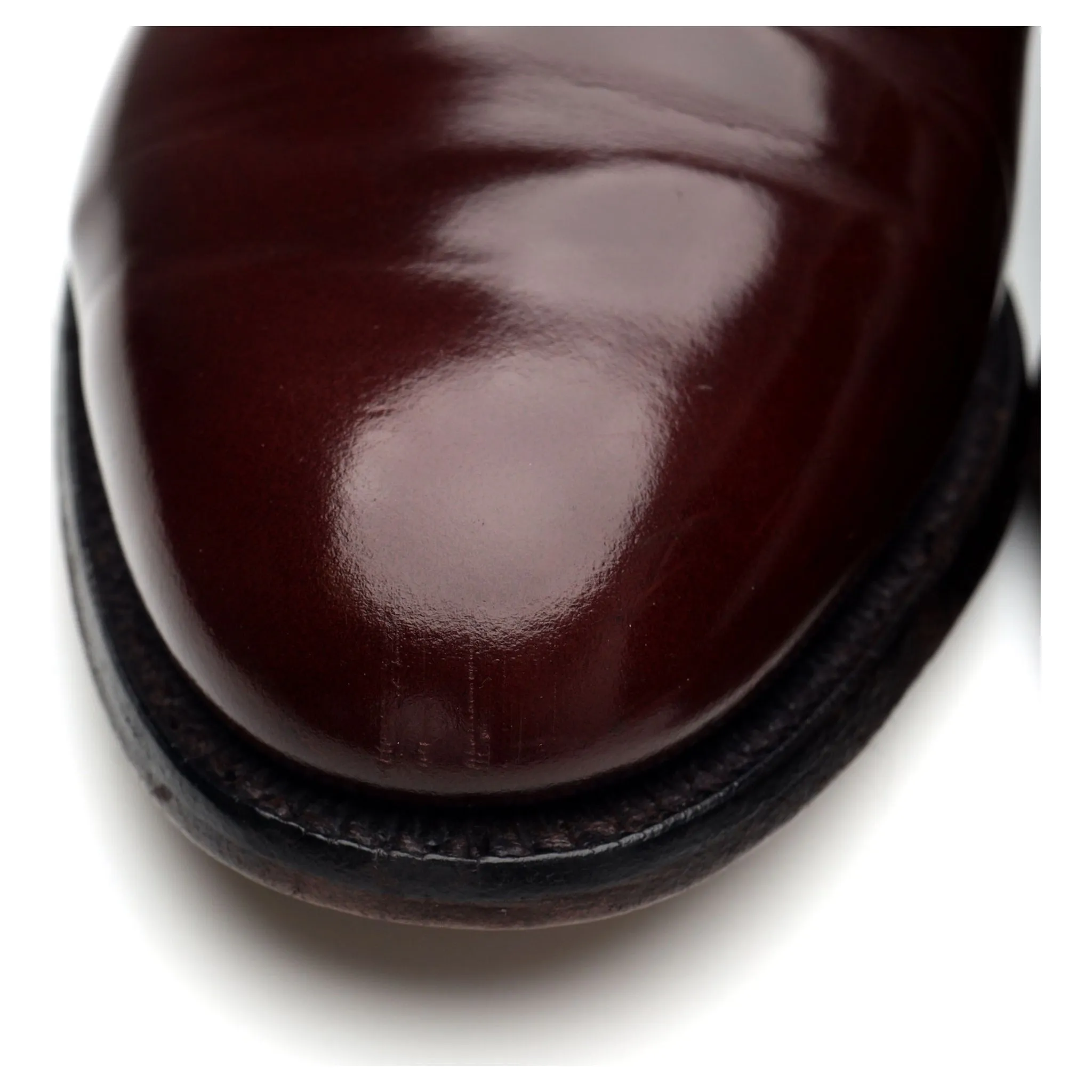 '866087' Burgundy Leather Derby UK 6.5 G