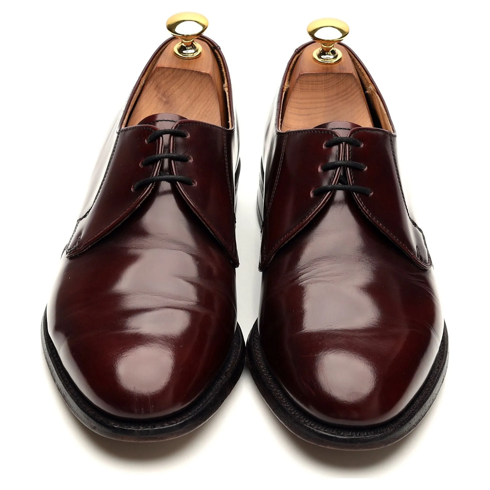 '866087' Burgundy Leather Derby UK 6.5 G