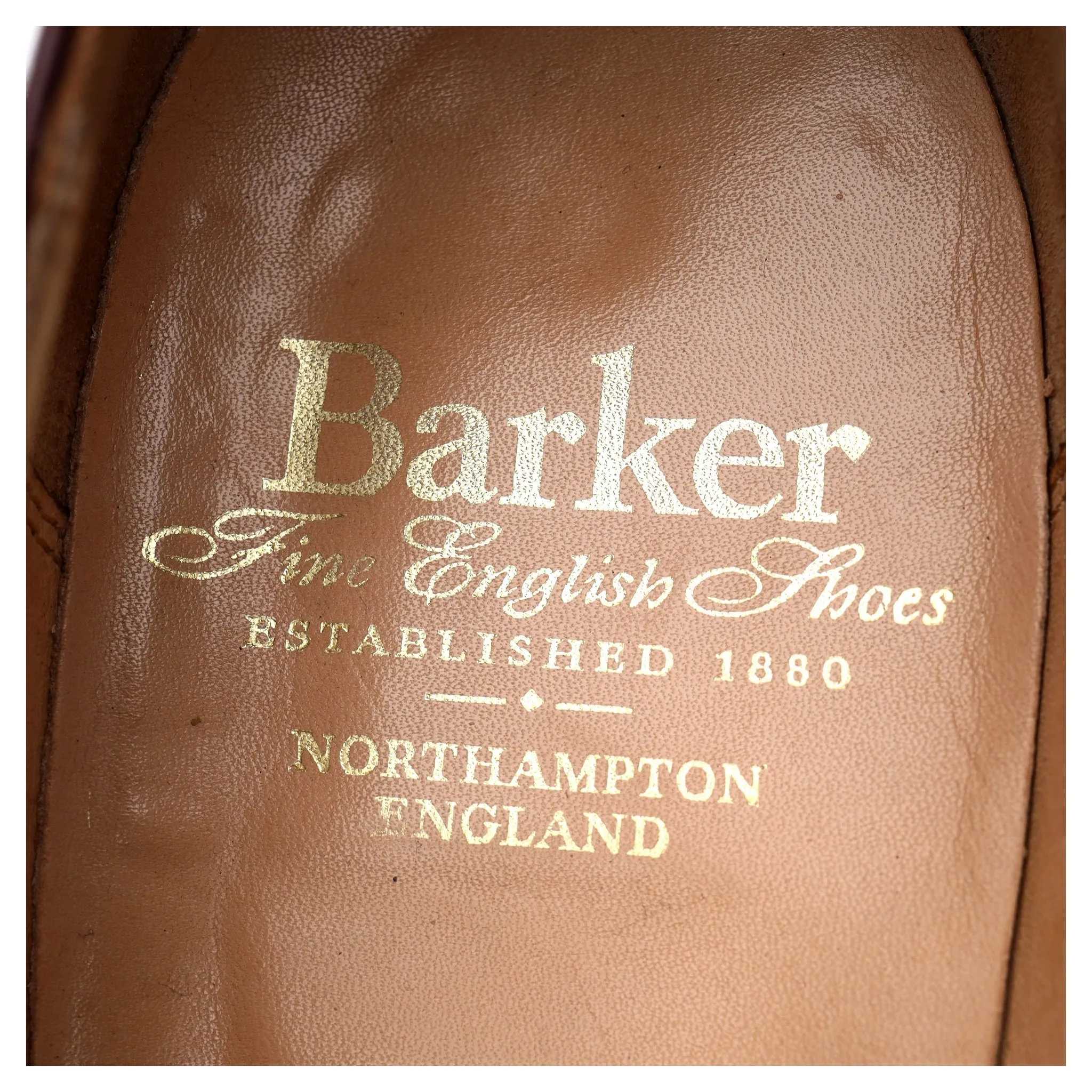 '866087' Burgundy Leather Derby UK 6.5 G