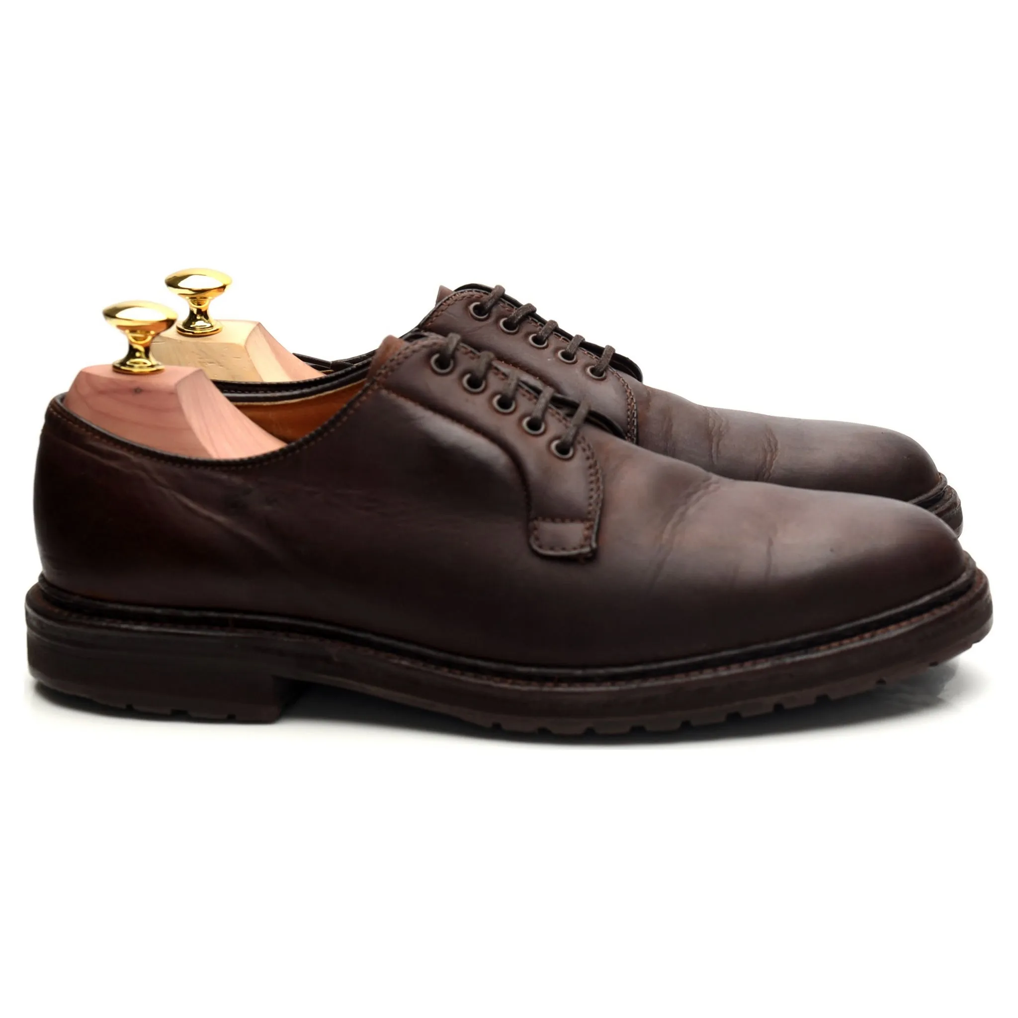 '9431S' Dark Brown Nubuck Leather Derby UK 7.5 US 8.5 E