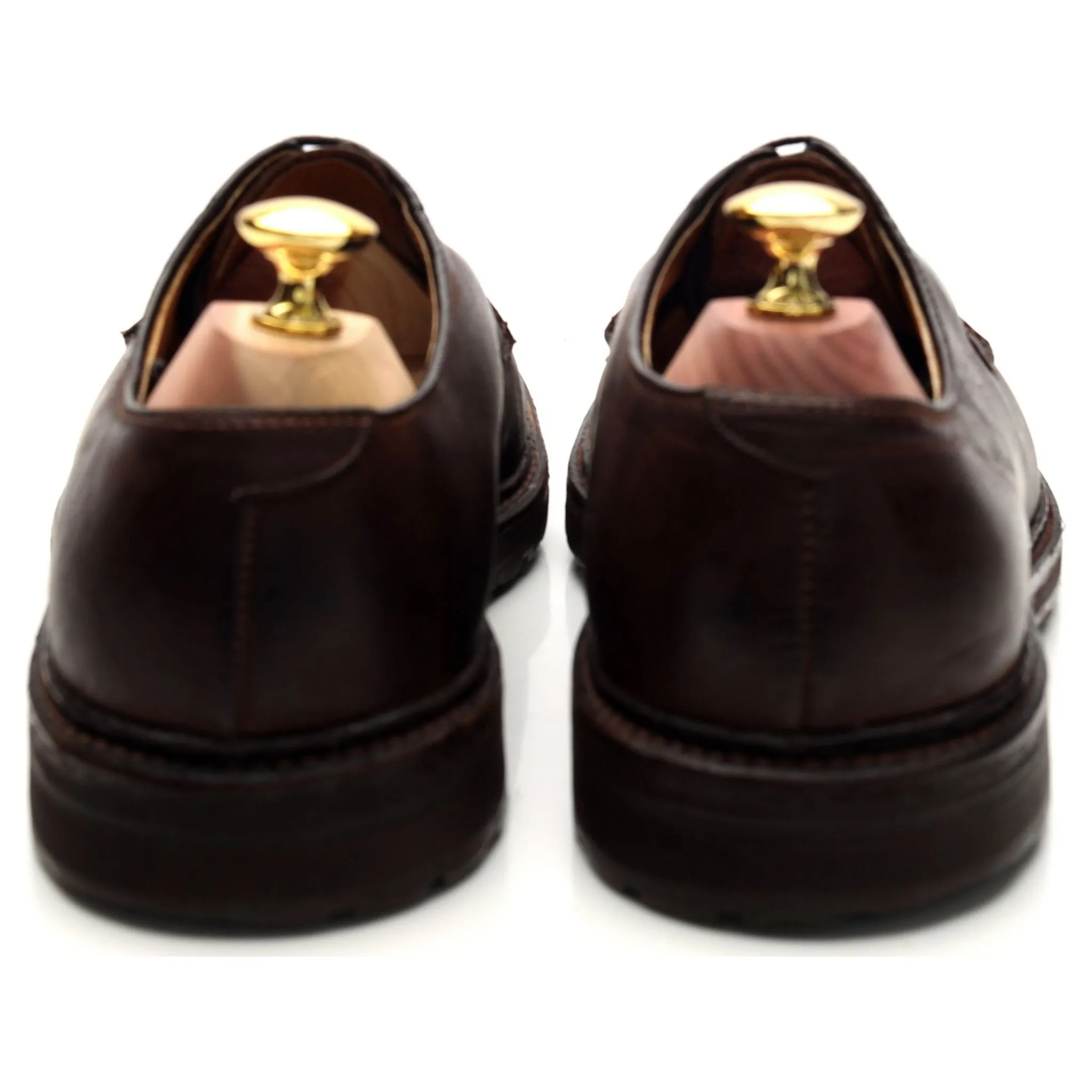 '9431S' Dark Brown Nubuck Leather Derby UK 7.5 US 8.5 E