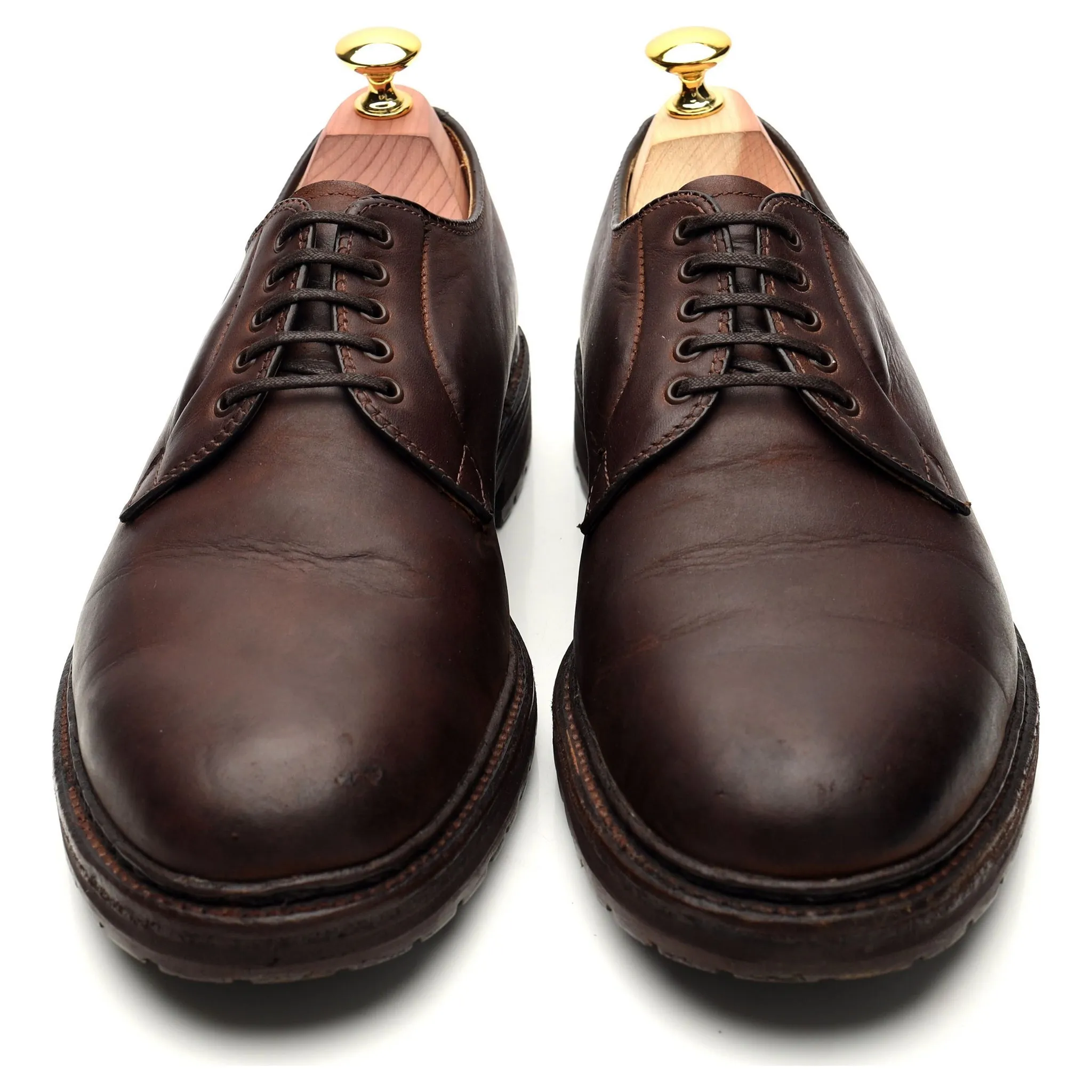 '9431S' Dark Brown Nubuck Leather Derby UK 7.5 US 8.5 E