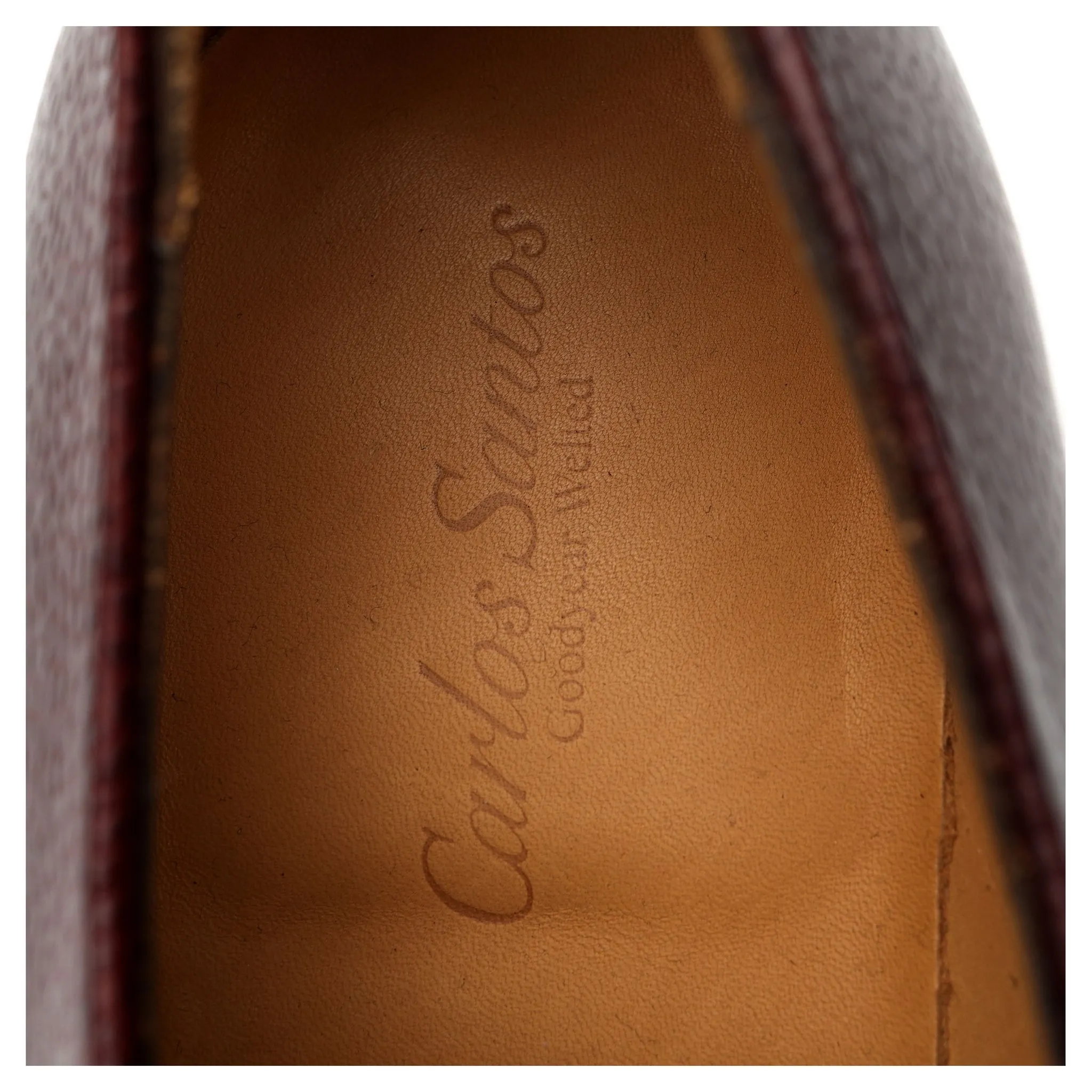 '9846' Burgundy Grain Leather Derby UK 9.5
