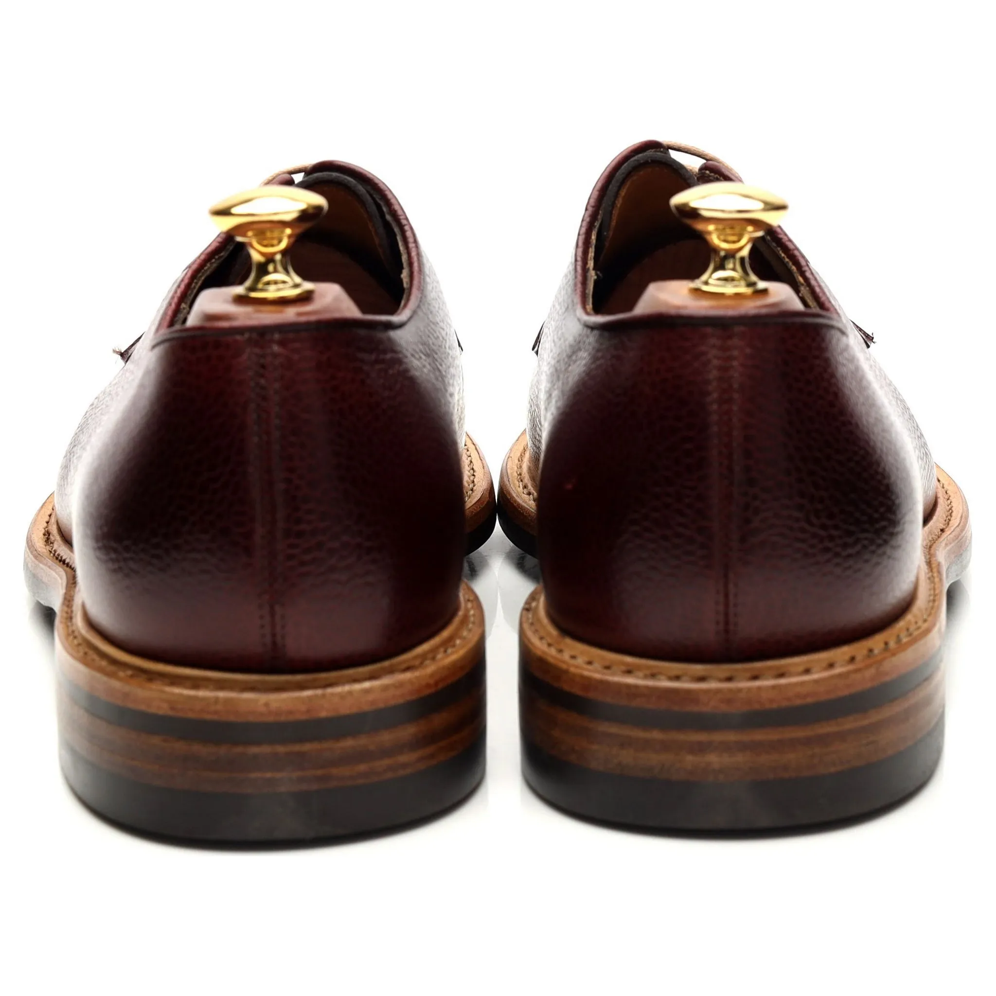 '9846' Burgundy Grain Leather Derby UK 9.5
