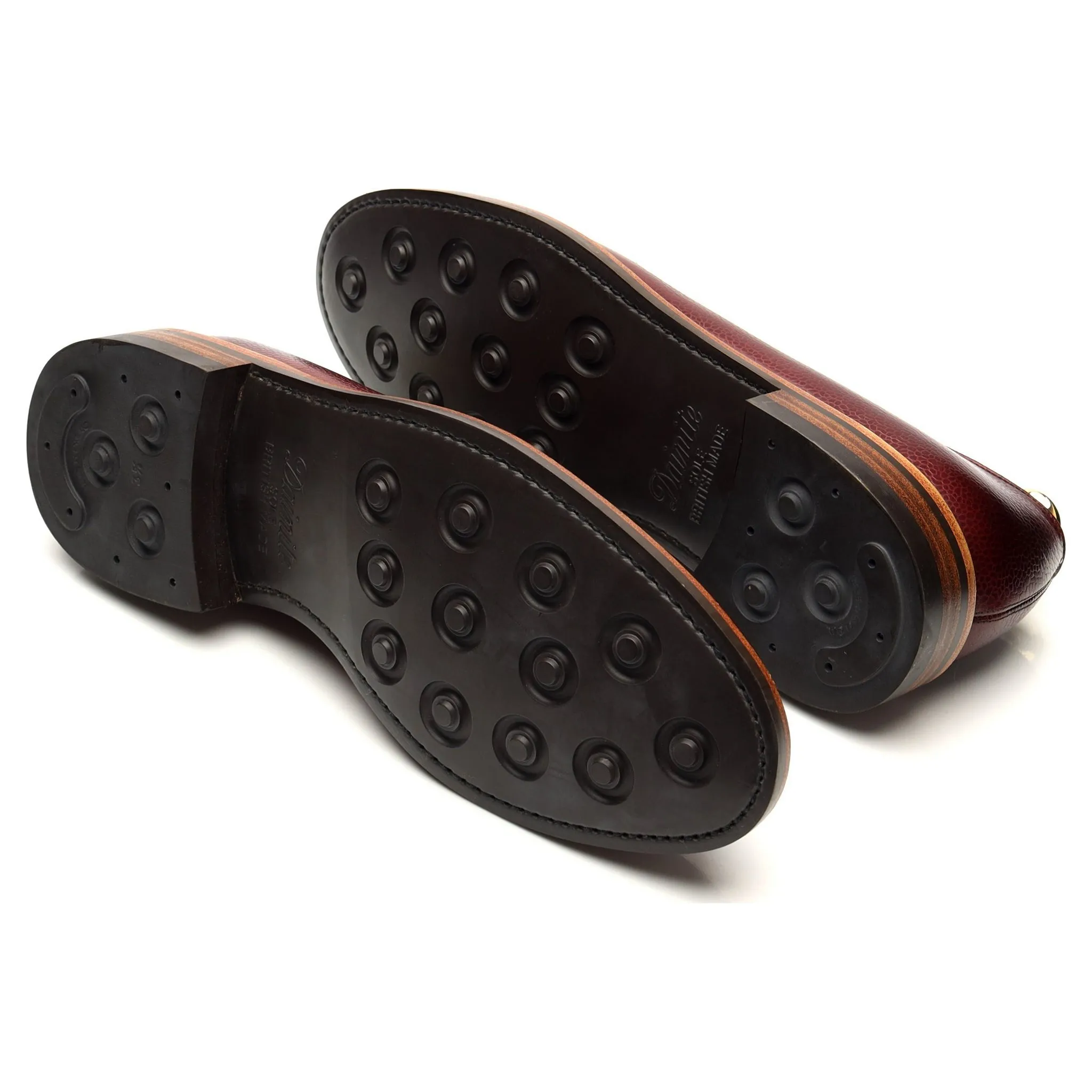 '9846' Burgundy Grain Leather Derby UK 9.5