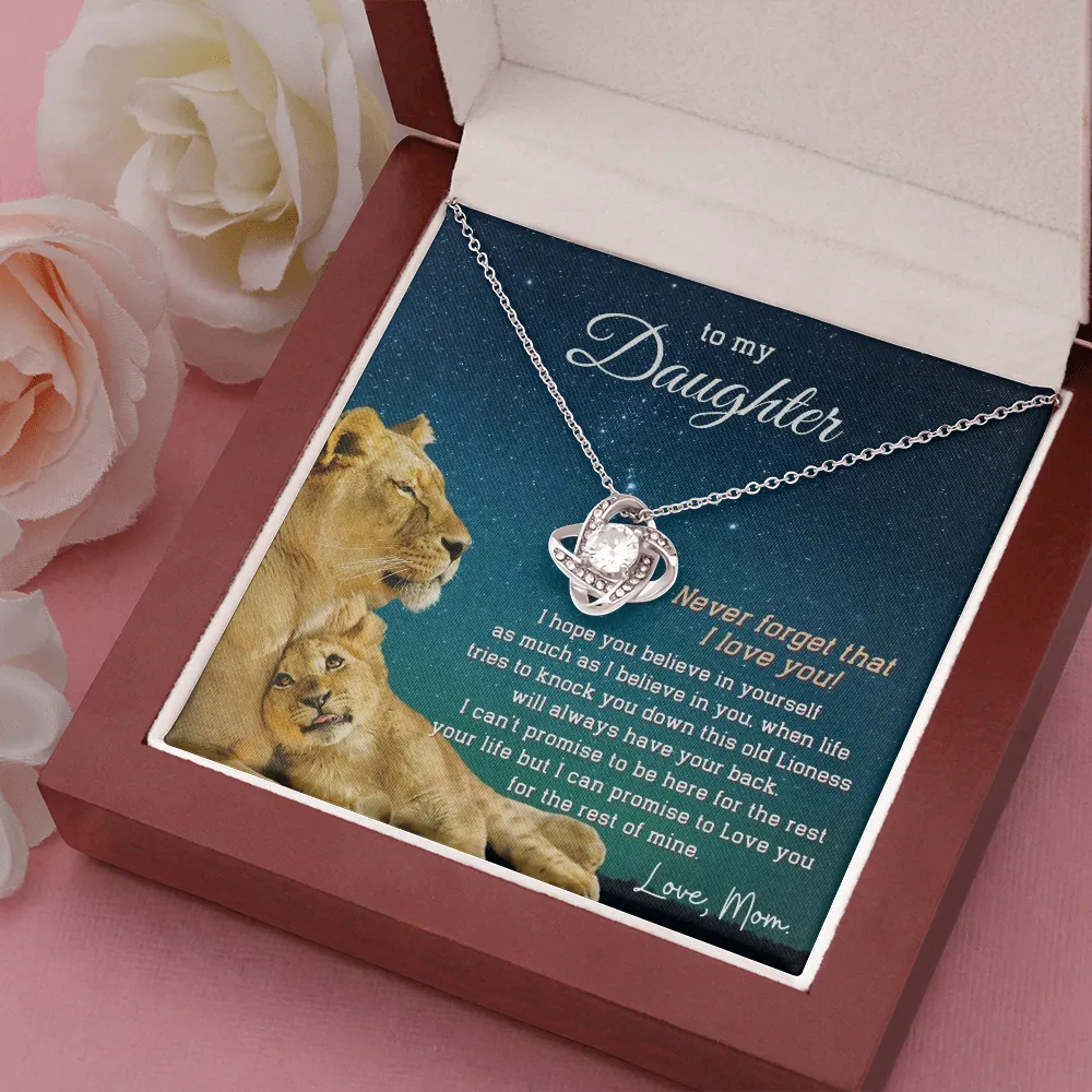 (ALMOST SOLD OUT) To My Daughter | LOVE KNOT NECKLACE 💓💓