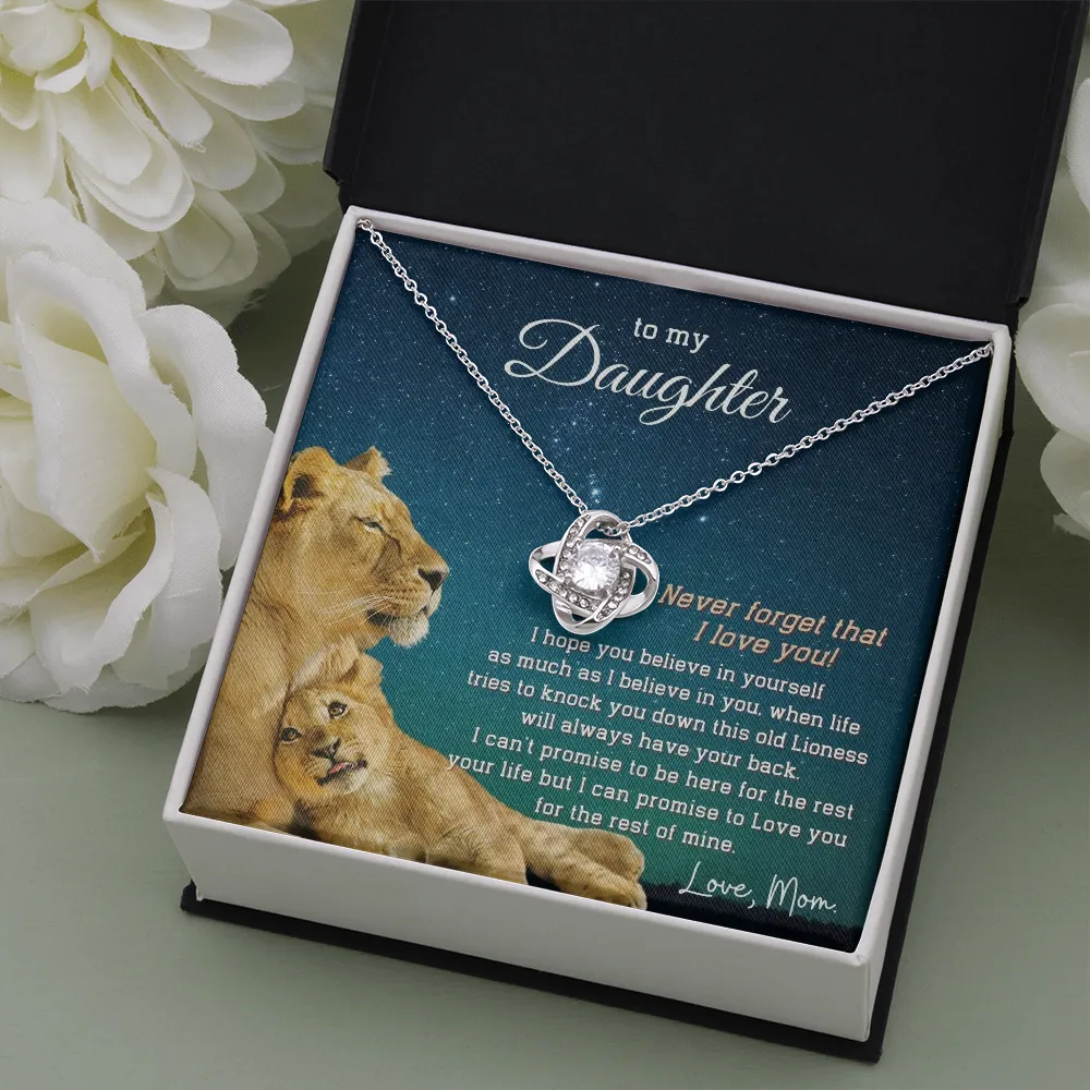 (ALMOST SOLD OUT) To My Daughter | LOVE KNOT NECKLACE 💓💓