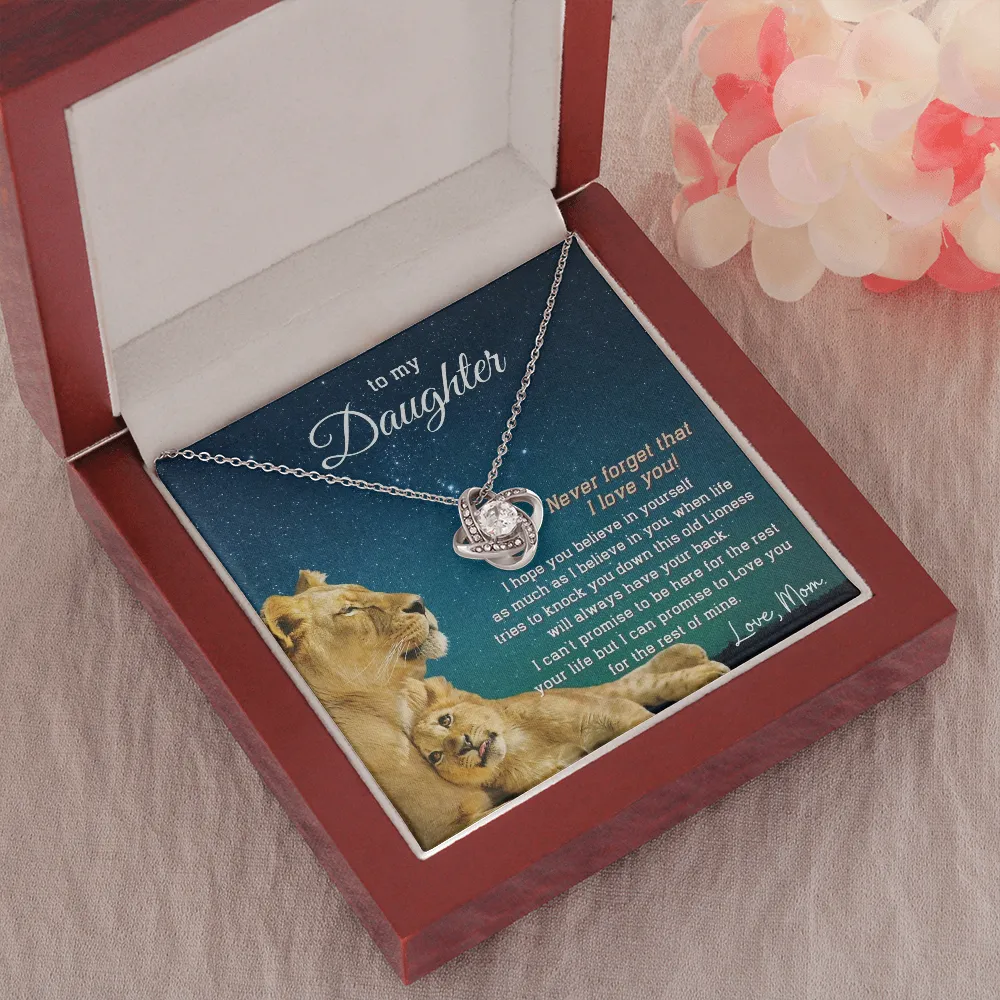 (ALMOST SOLD OUT) To My Daughter | LOVE KNOT NECKLACE 💓💓