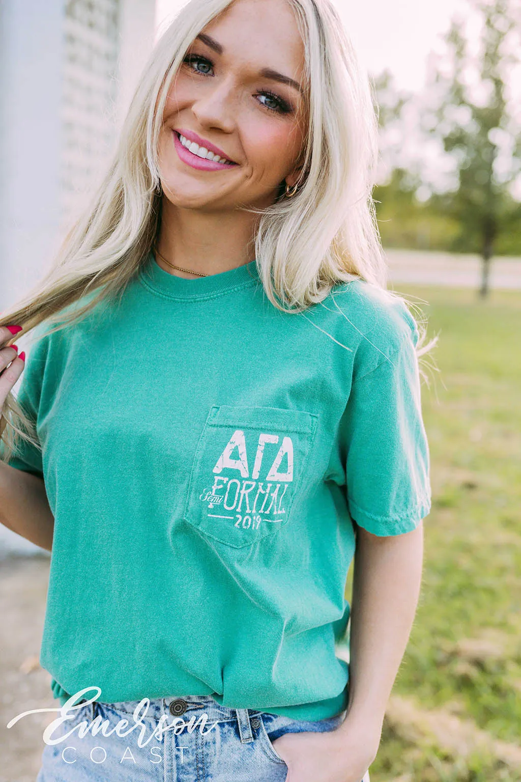 Alpha Gamma Delta Semi Formal Vintage Tee