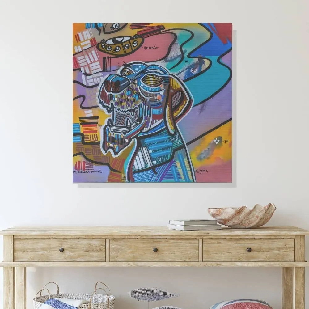 An Eternal Moment - Lebo Brushed Aluminum Artbond