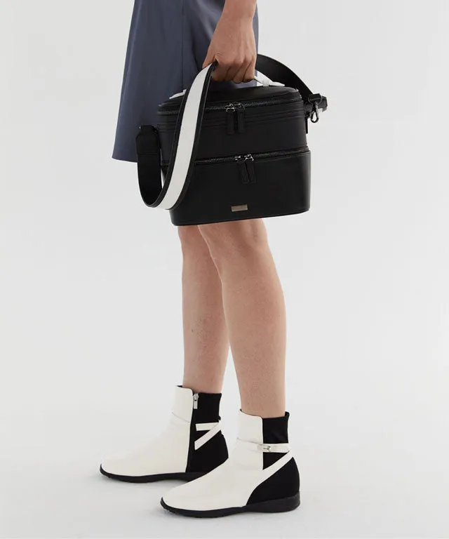 Anell Golf Classic Ankle Boots - Cream Ivory