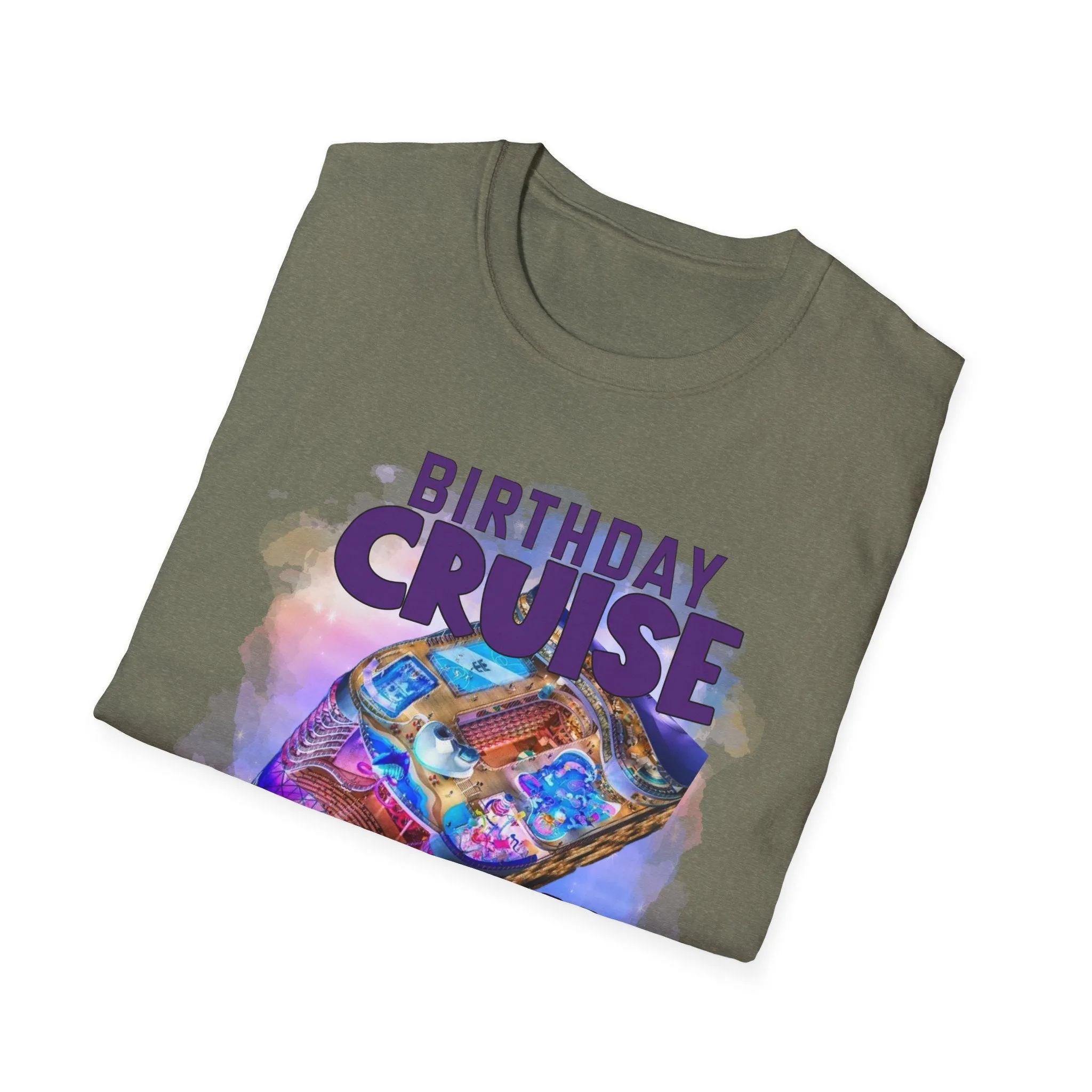 Antique Heliconia Birthday Cruise Turn-up T-Shirt