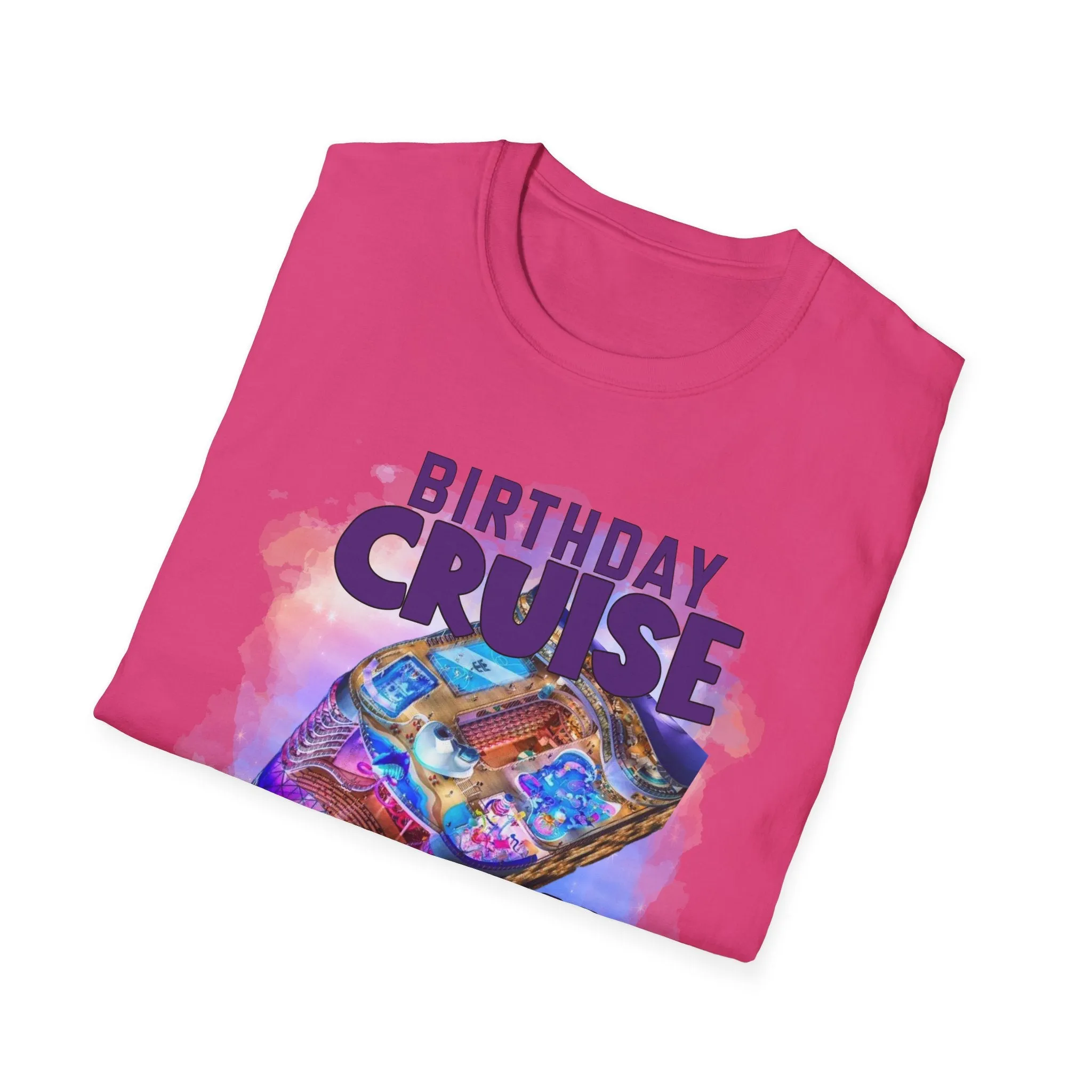 Antique Heliconia Birthday Cruise Turn-up T-Shirt