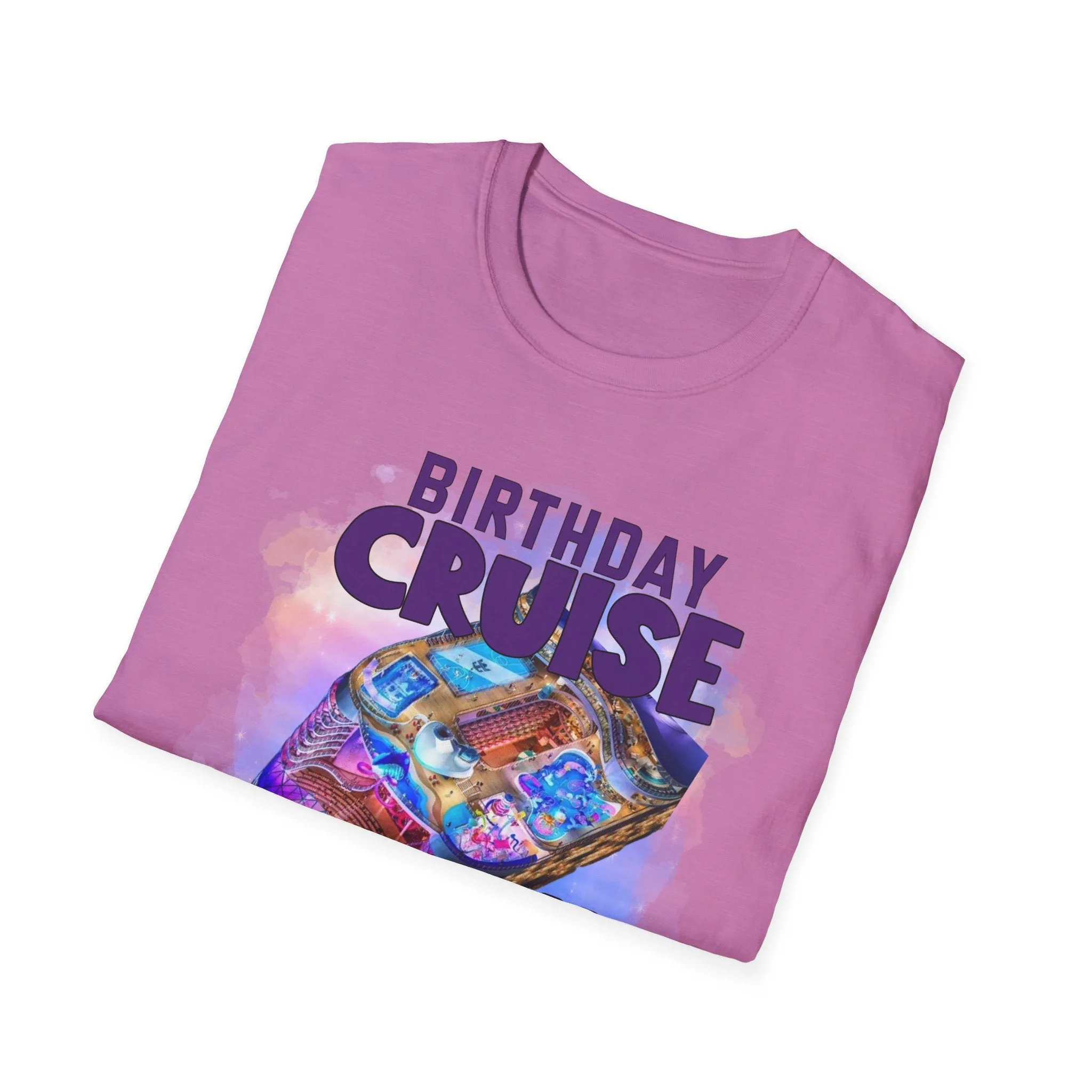 Antique Heliconia Birthday Cruise Turn-up T-Shirt