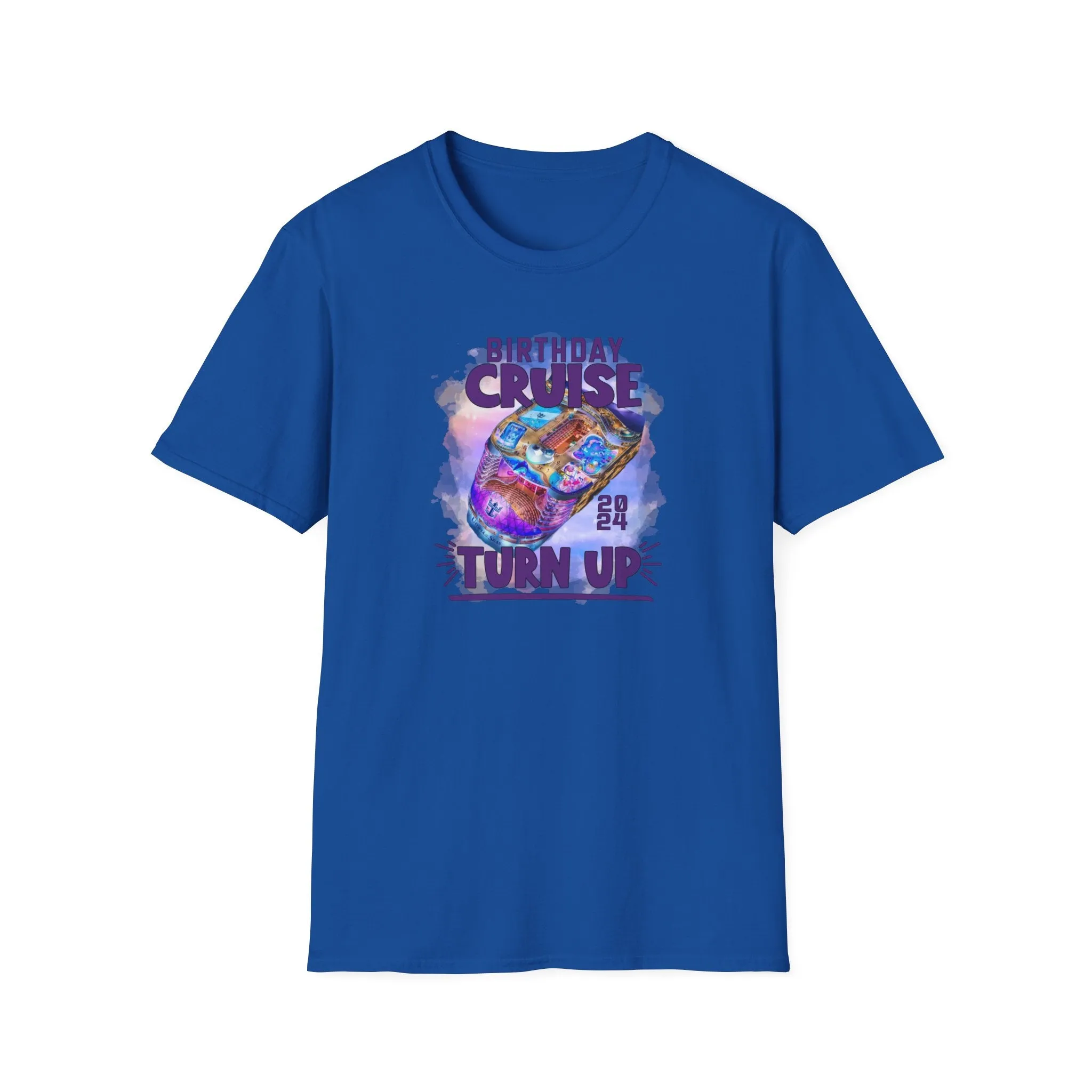 Antique Heliconia Birthday Cruise Turn-up T-Shirt
