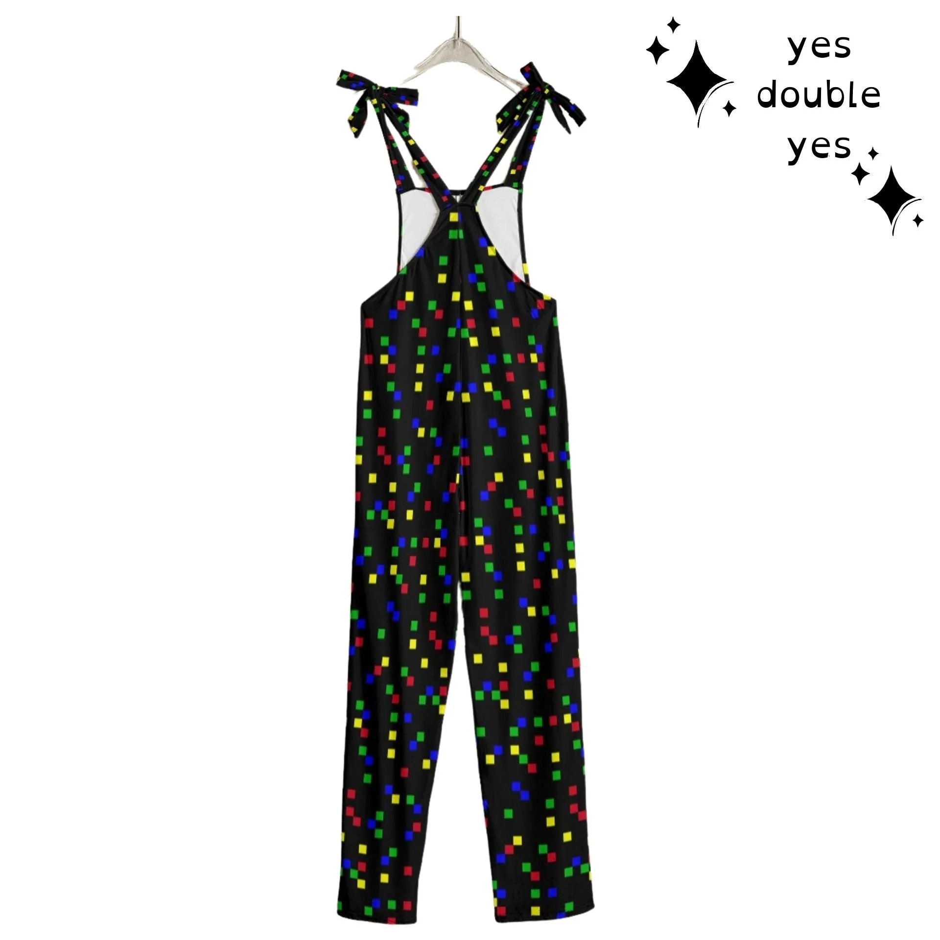 Arcade Pixels Kidcore Overalls
