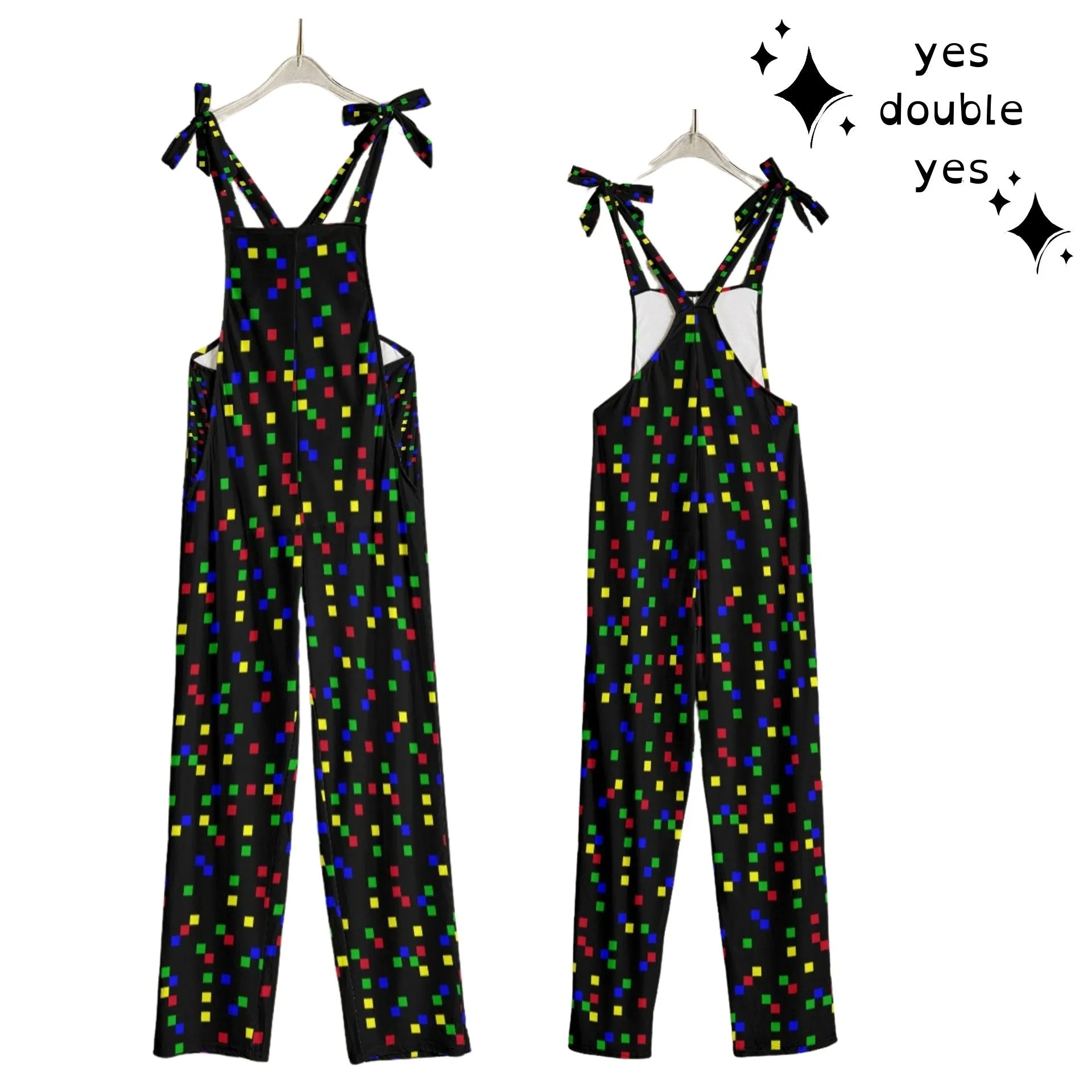 Arcade Pixels Kidcore Overalls