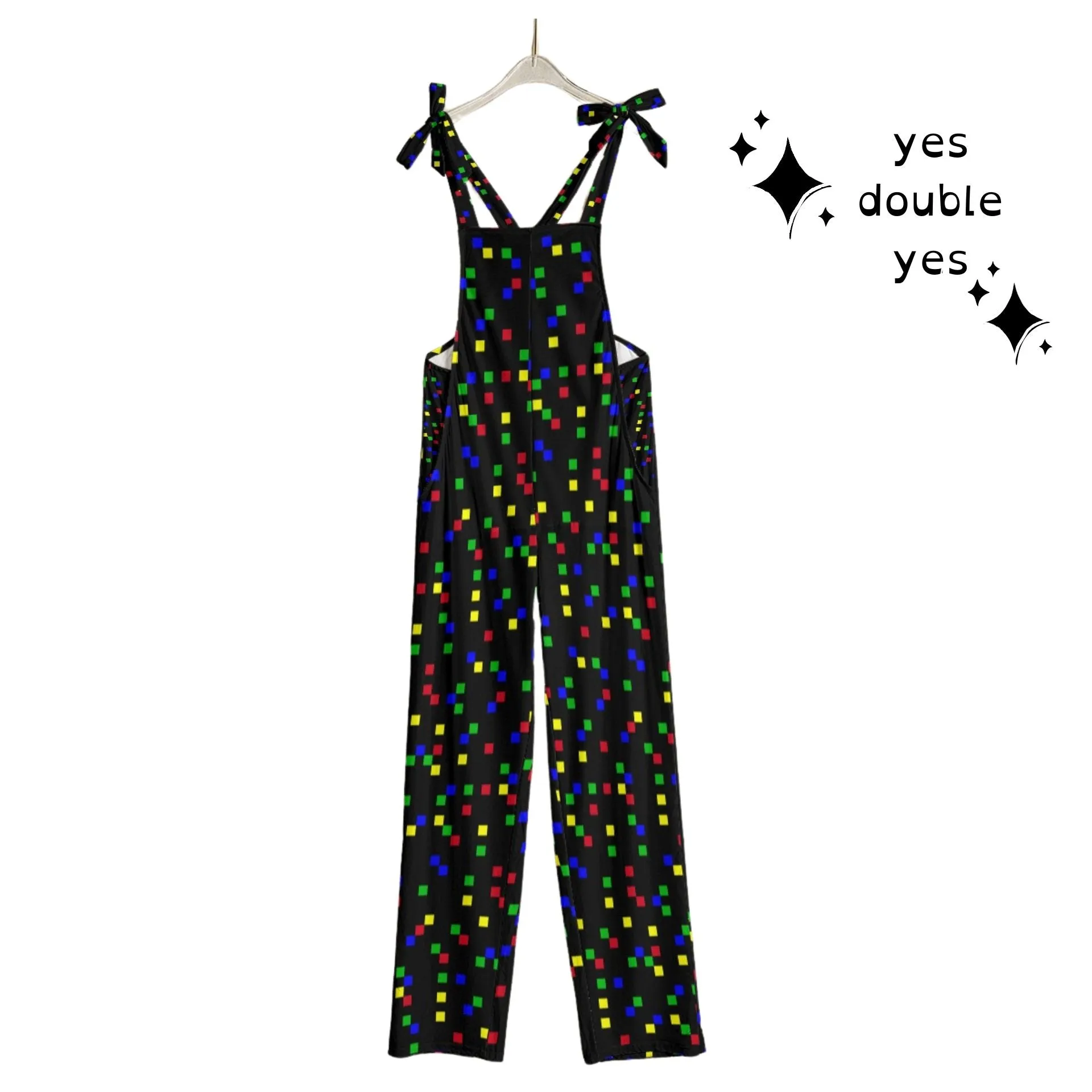 Arcade Pixels Kidcore Overalls