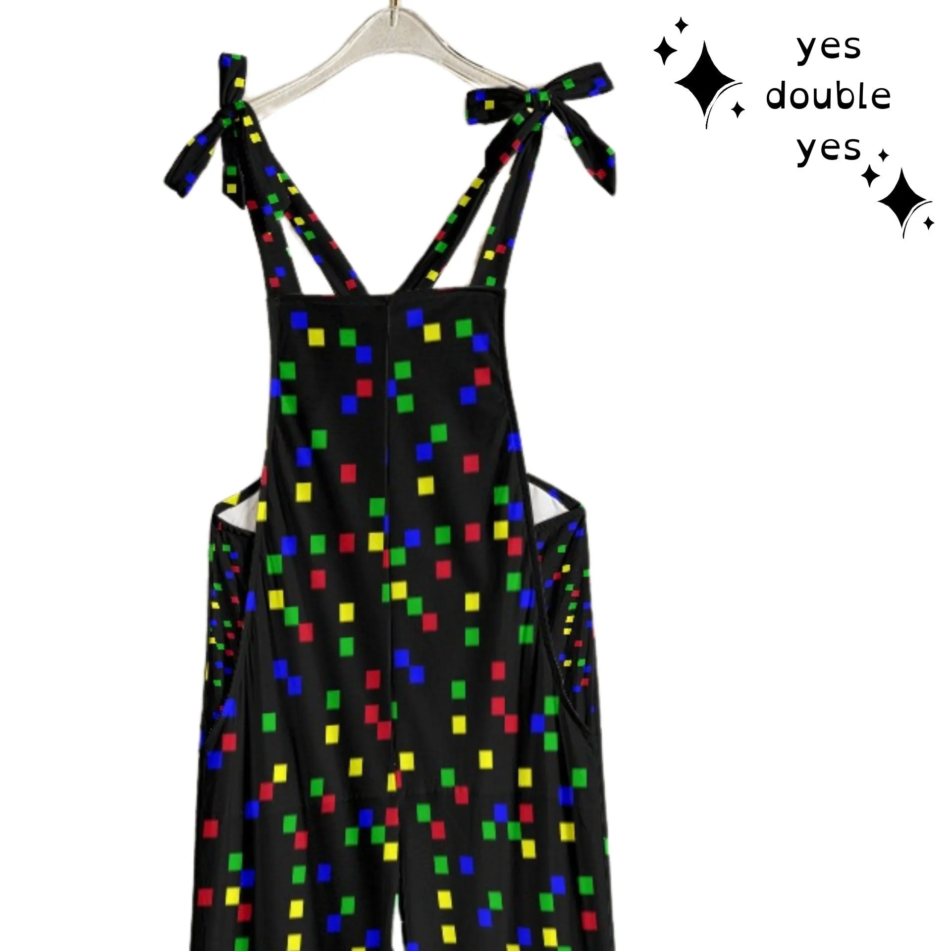 Arcade Pixels Kidcore Overalls