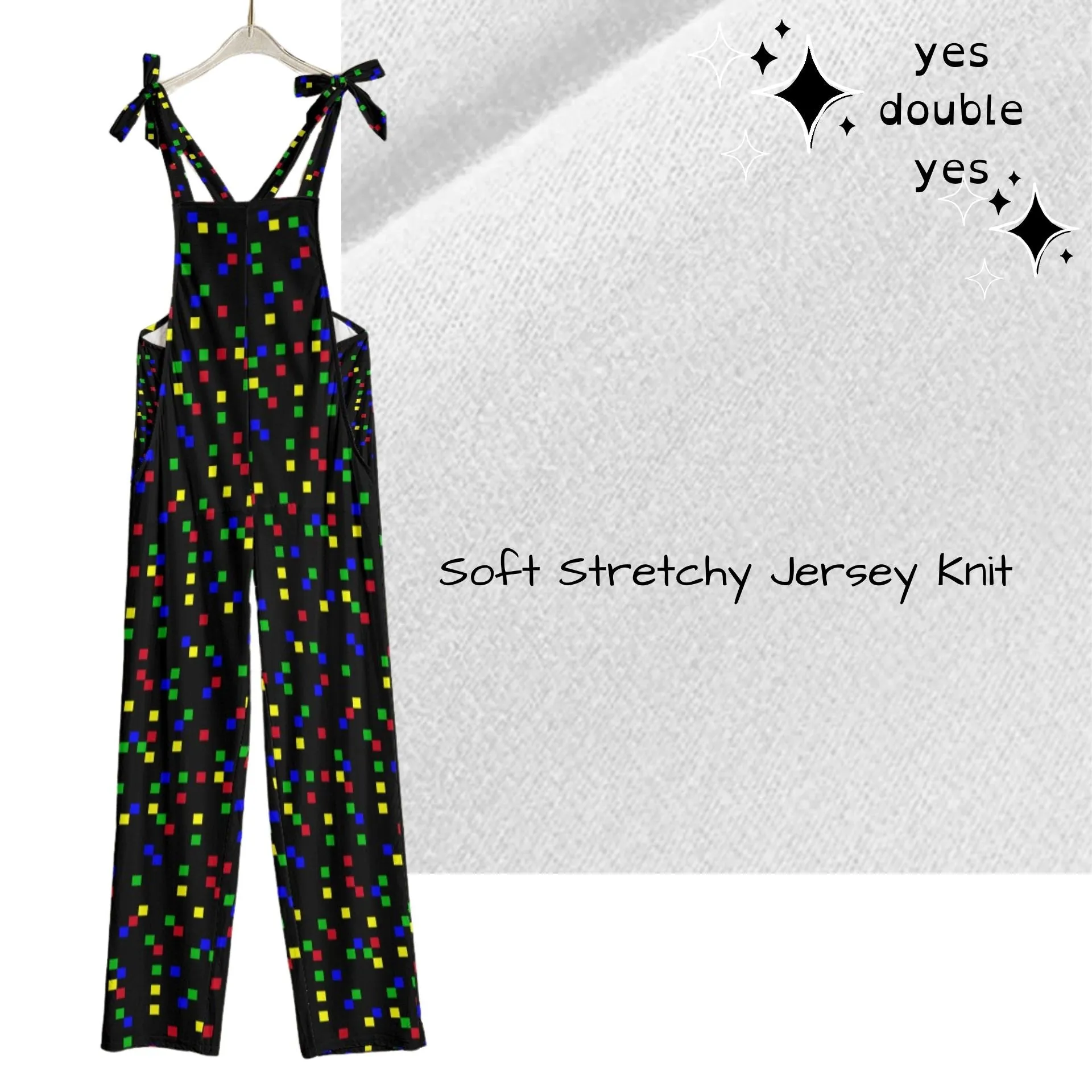 Arcade Pixels Kidcore Overalls