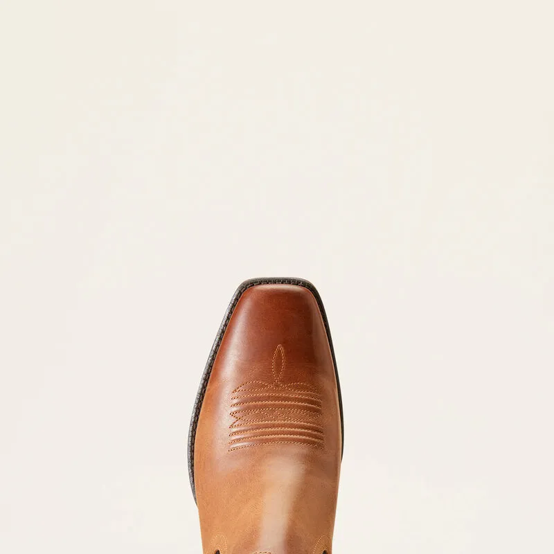 Ariat Men's Almond Booker Chelsea Blunt Toe Slip On Shoe/Boot