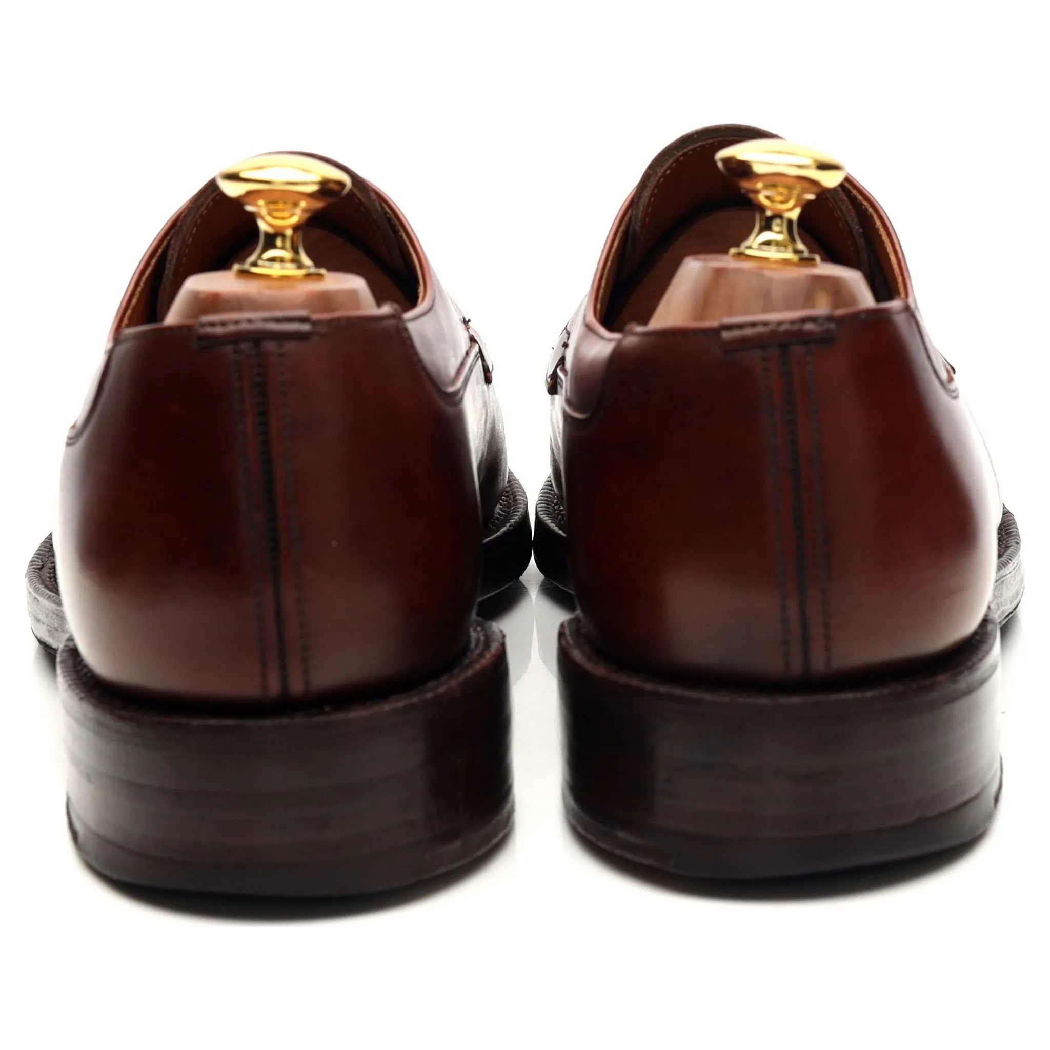 'Arlington' Brown Leather Split Toe Derby UK 9.5 F