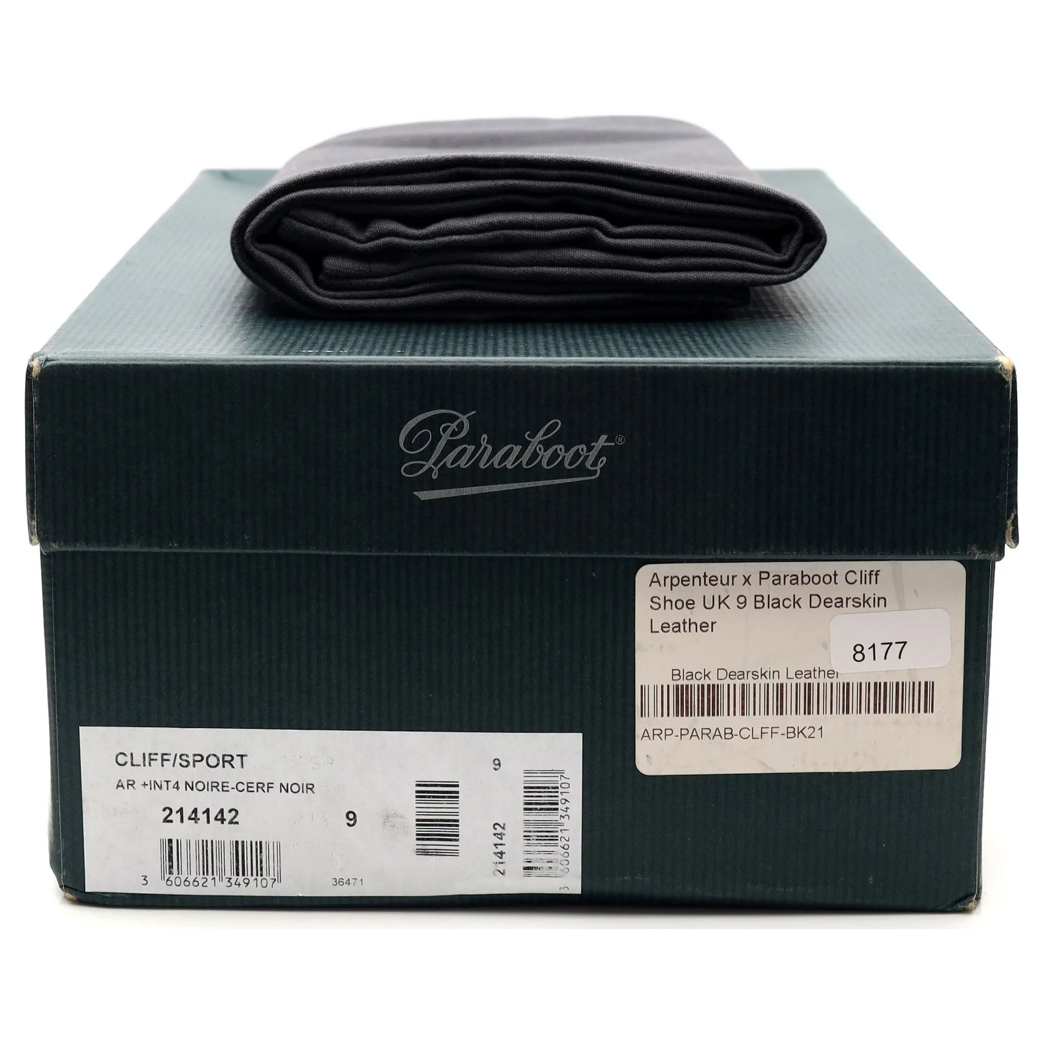 Arpenteur 'Cliff' Black Leather Derby UK 9