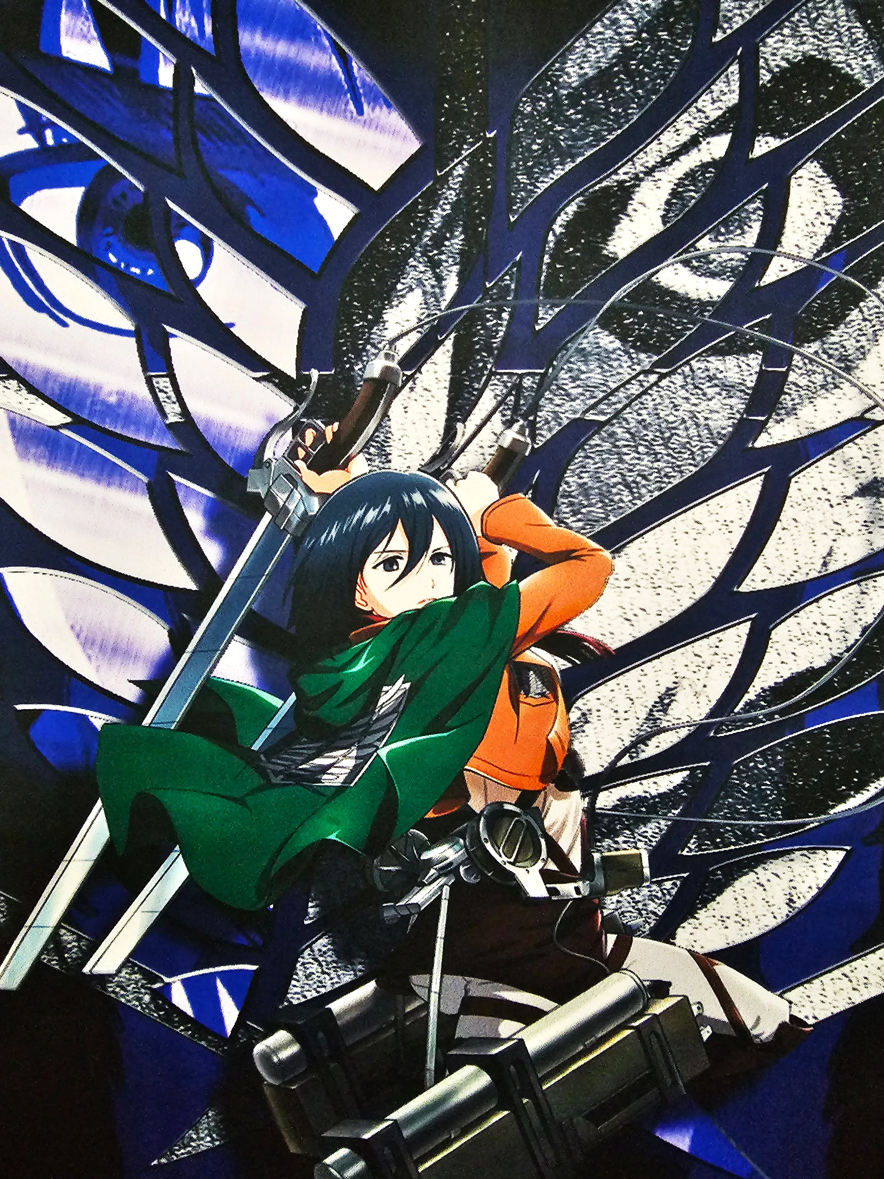 Attack On Titan Mikasa Ackerman - Anime Wall Scroll / Poster / Banner - 39cm x 74cm