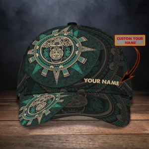 Aztec Mexican Green - Personalized Name Cap - HN95